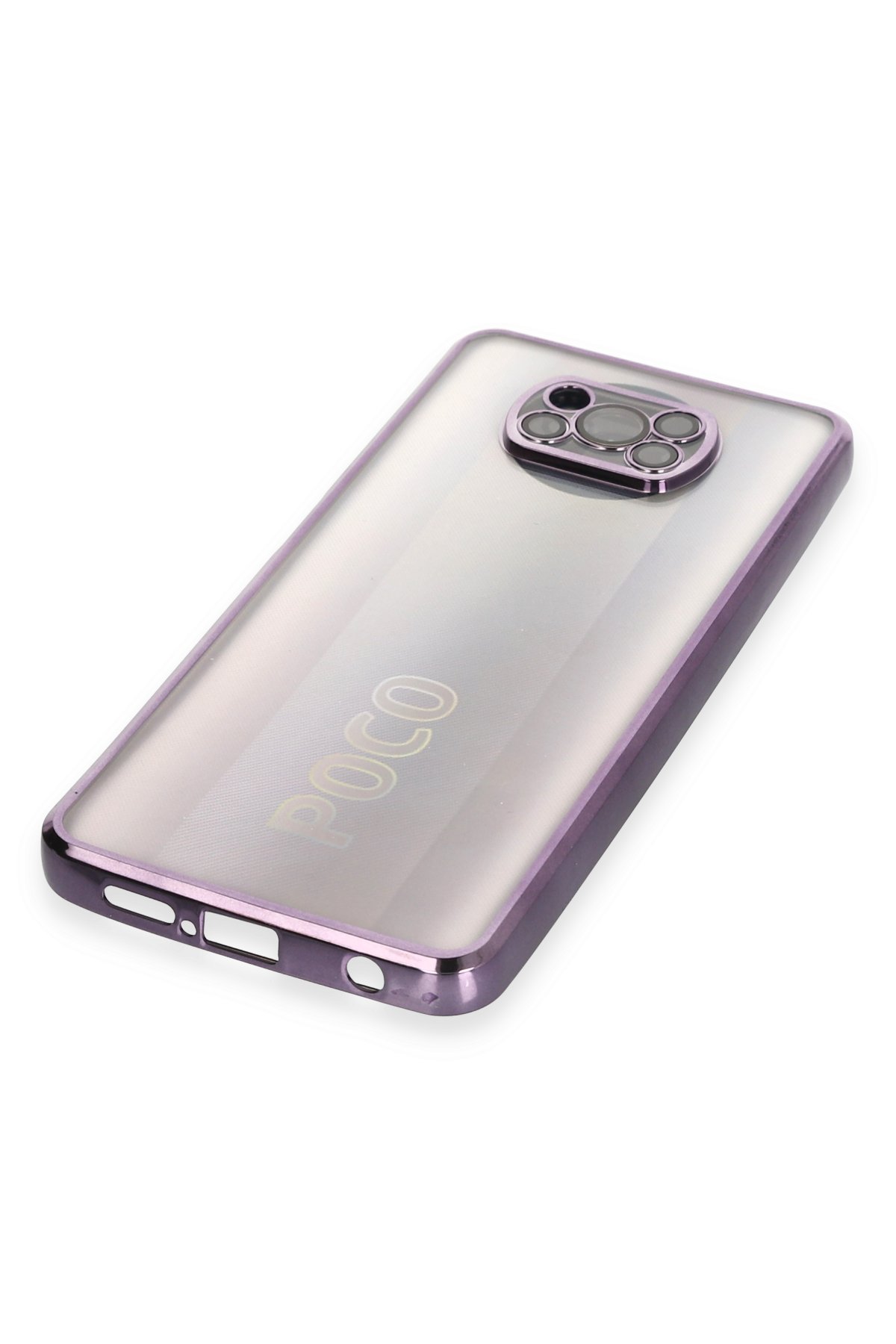 Newface Xiaomi Pocophone X3 Pro Kılıf Nano içi Kadife Silikon - Mavi