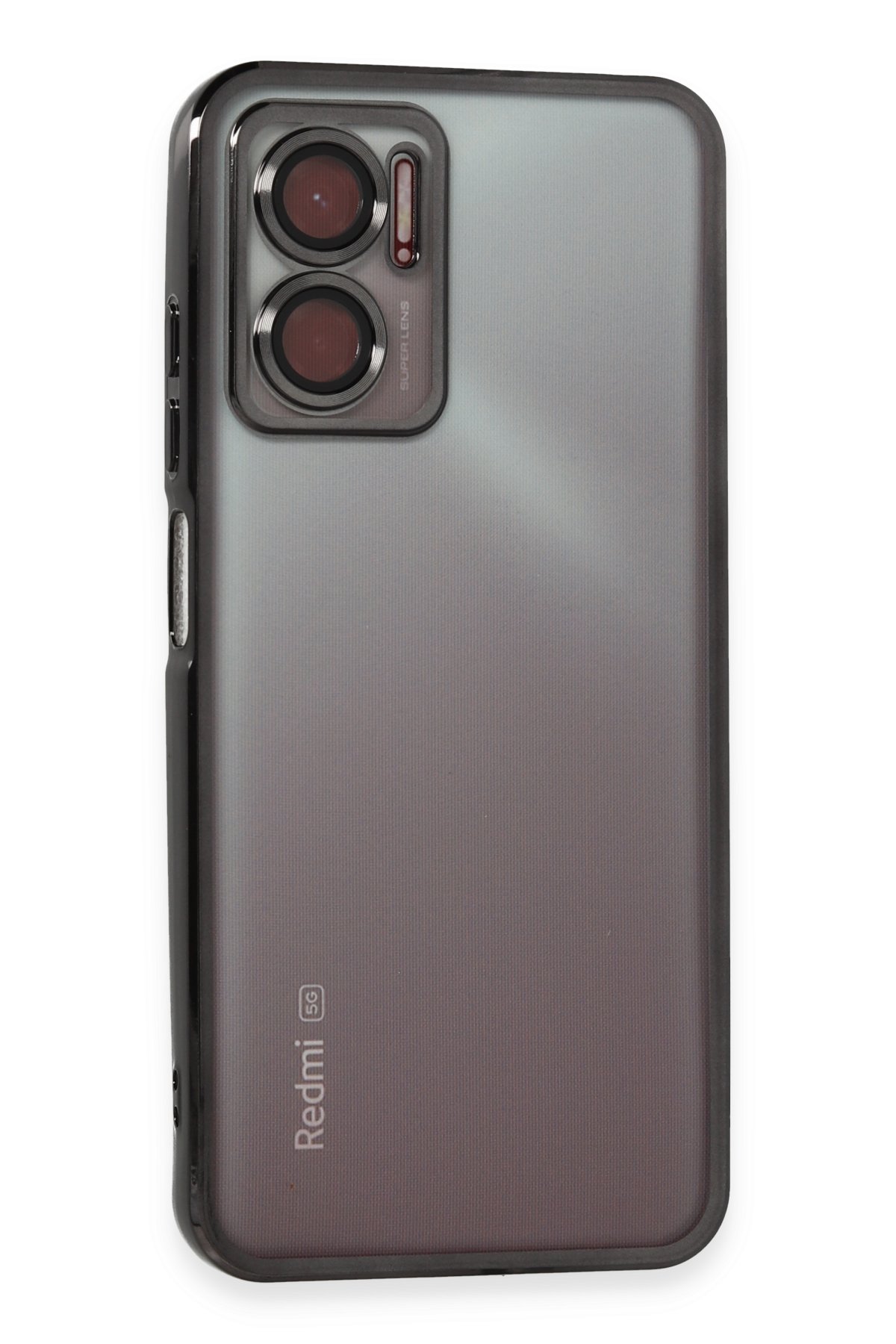 Newface Xiaomi Redmi 10 5G Kılıf Razer Lensli Silikon - Açık Mavi