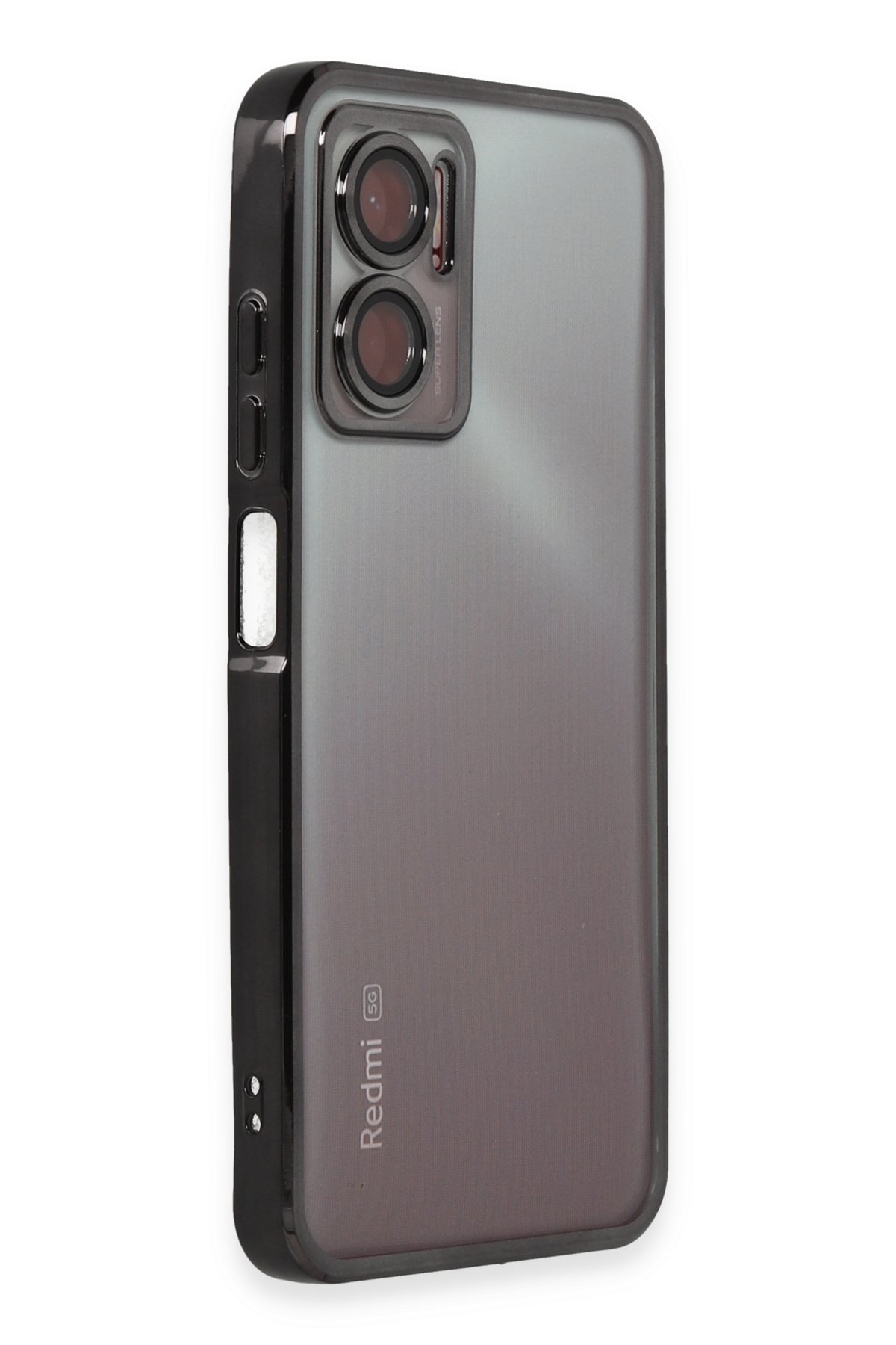 Newface Xiaomi Redmi 10 5G Kılıf Razer Lensli Silikon - Açık Mavi