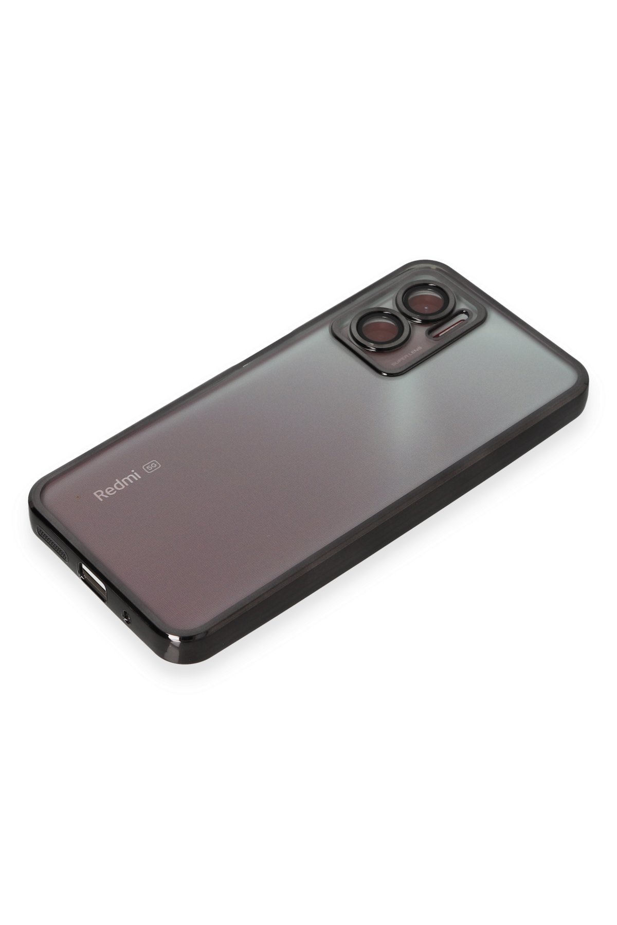 Newface Xiaomi Redmi 10 5G Kılıf Razer Lensli Silikon - Açık Mavi