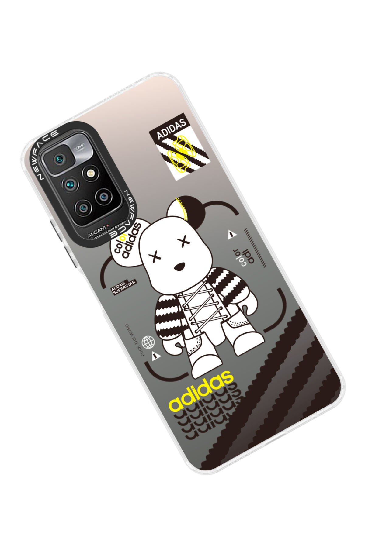 Newface Xiaomi Redmi 10 2022 Kılıf Pars Lens Yüzüklü Silikon - Yeşil