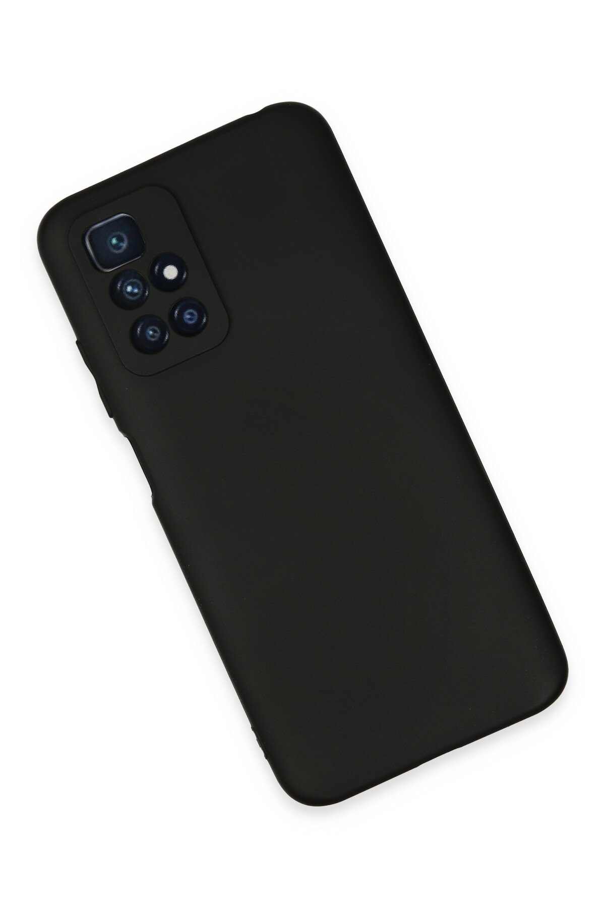 Newface Xiaomi Redmi 10 2022 Kılıf Mega Standlı Silikon - Siyah