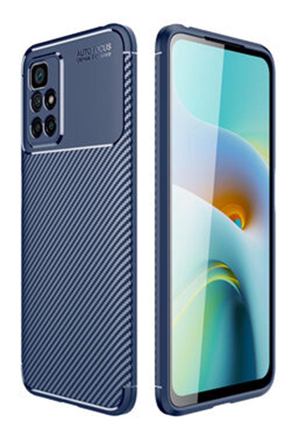 Newface Xiaomi Redmi 10 2022 Kılıf Nano içi Kadife Silikon - Pudra