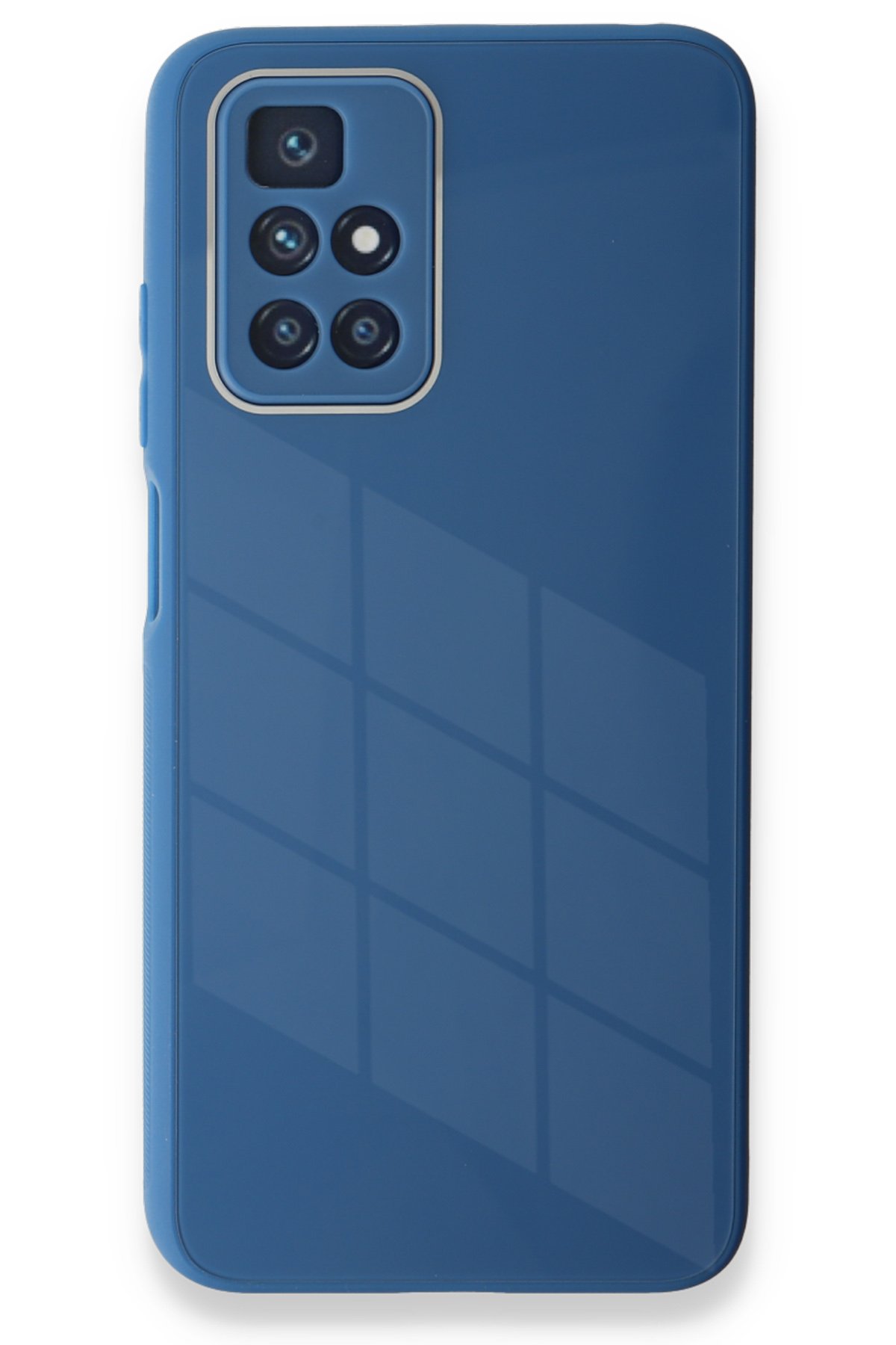 Newface Xiaomi Redmi 10 2022 Kılıf Mega Standlı Silikon - Pudra
