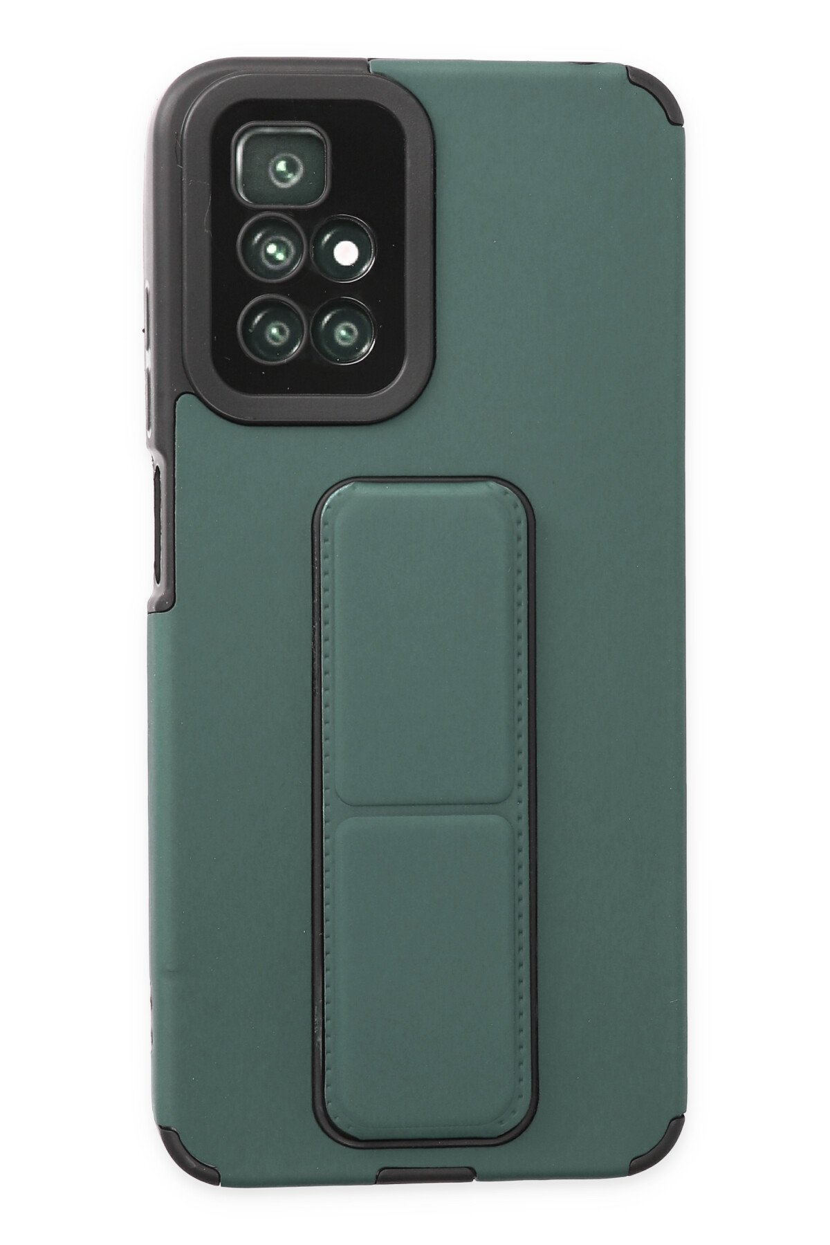 Newface Xiaomi Redmi 10 2022 Kılıf Zuma Kartvizitli Yüzüklü Silikon - Kırmızı