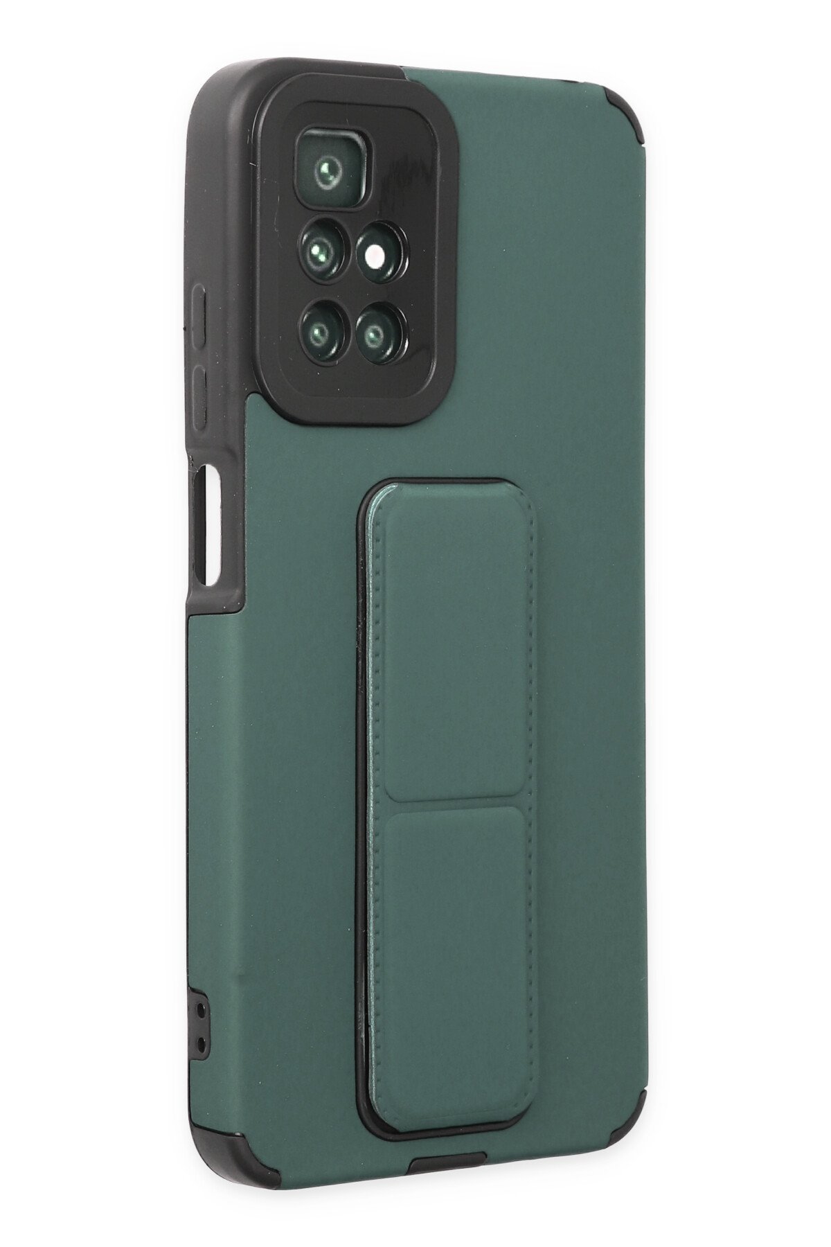 Newface Xiaomi Redmi 10 2022 Kılıf Zuma Kartvizitli Yüzüklü Silikon - Kırmızı