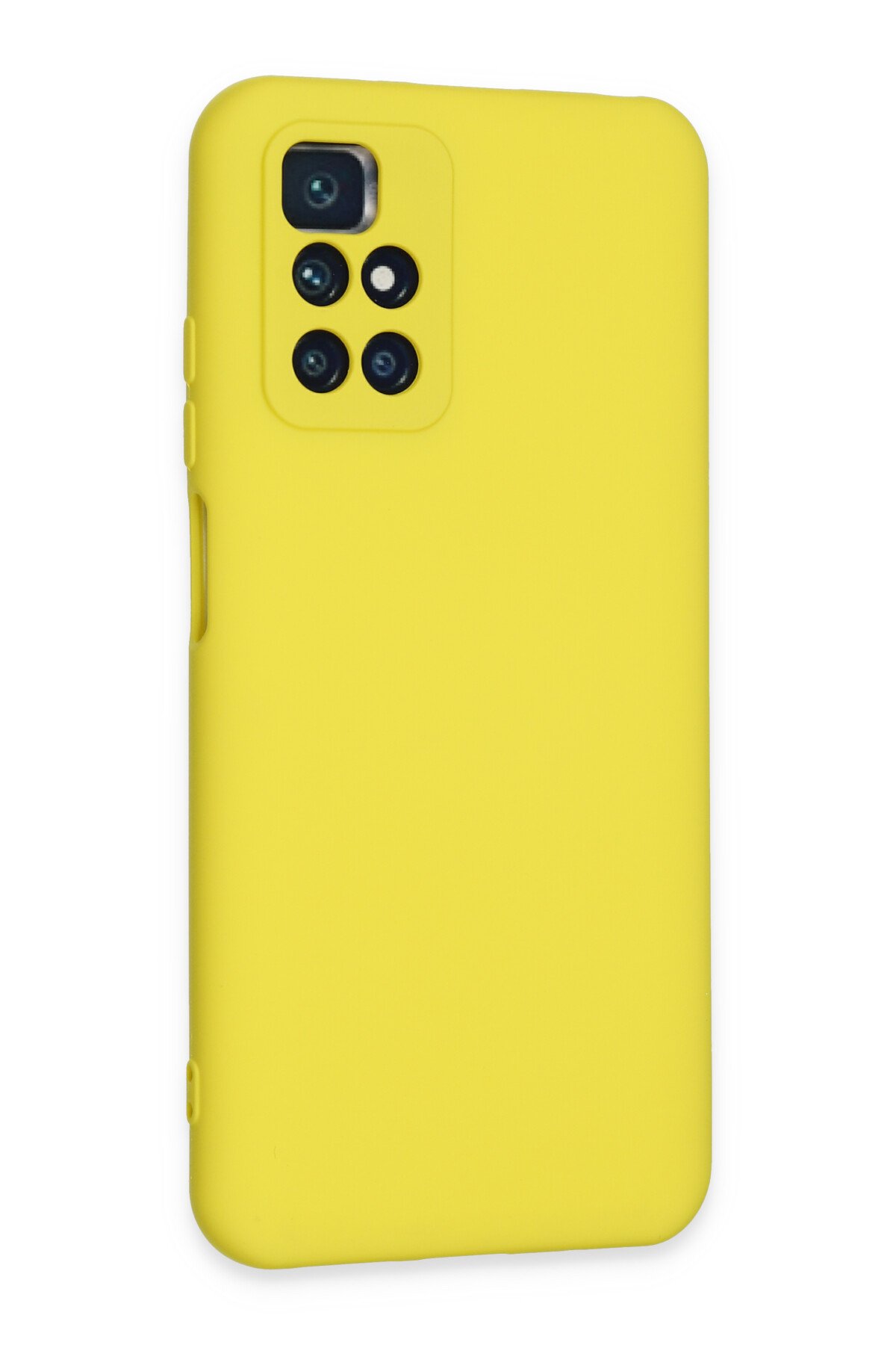 Newface Xiaomi Redmi 10 2022 Kılıf Pars Lens Yüzüklü Silikon - Gümüş