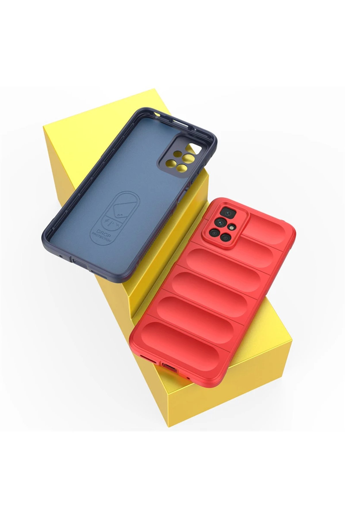 Newface Xiaomi Redmi 10 2022 Kılıf Nano içi Kadife Silikon - Mavi