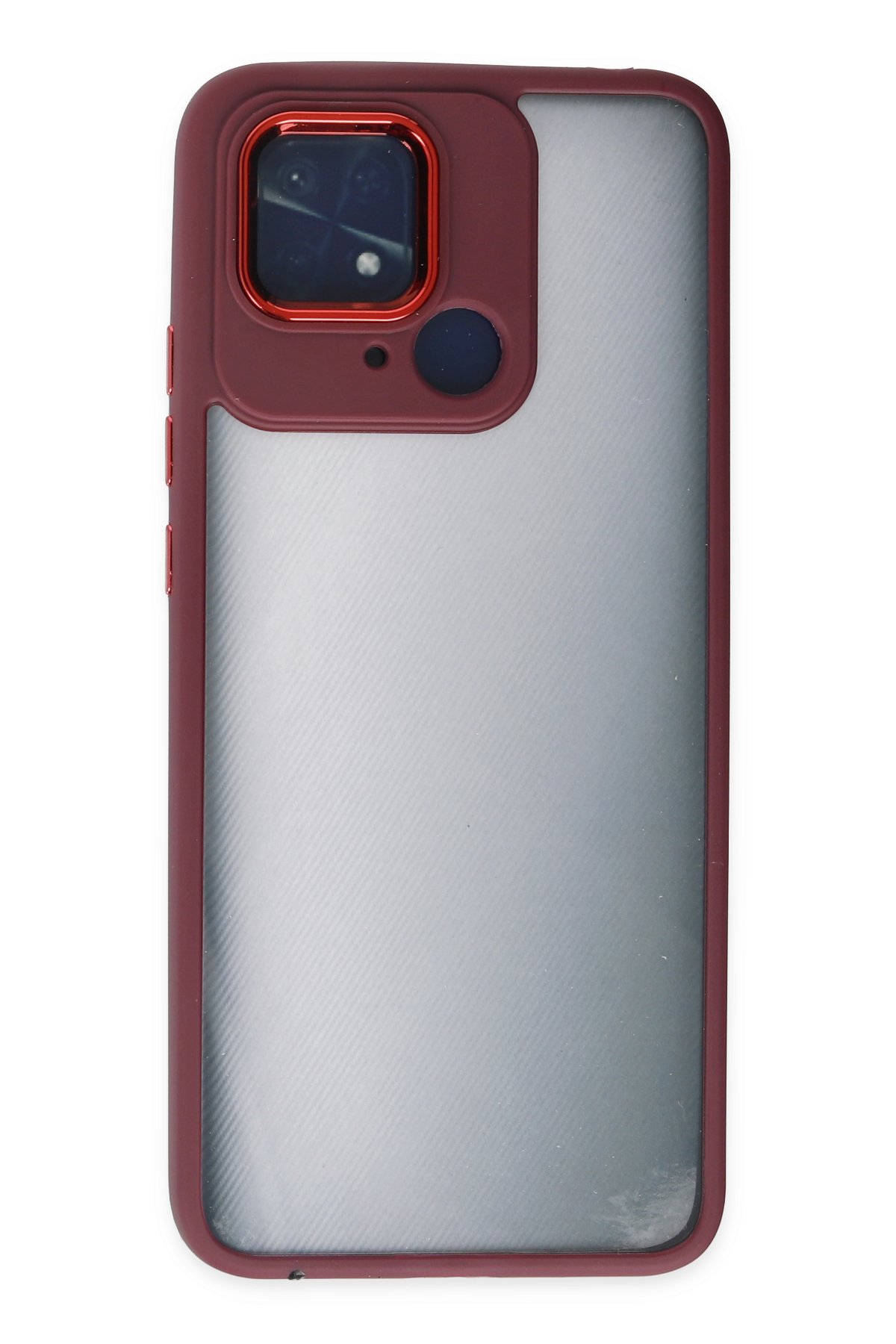 Newface Xiaomi Redmi 10C Kılıf Razer Lensli Silikon - Siyah