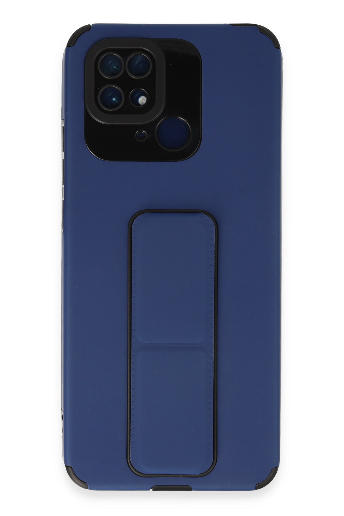 Newface Xiaomi Redmi 10C Kılıf Pars Lens Yüzüklü Silikon - Siyah