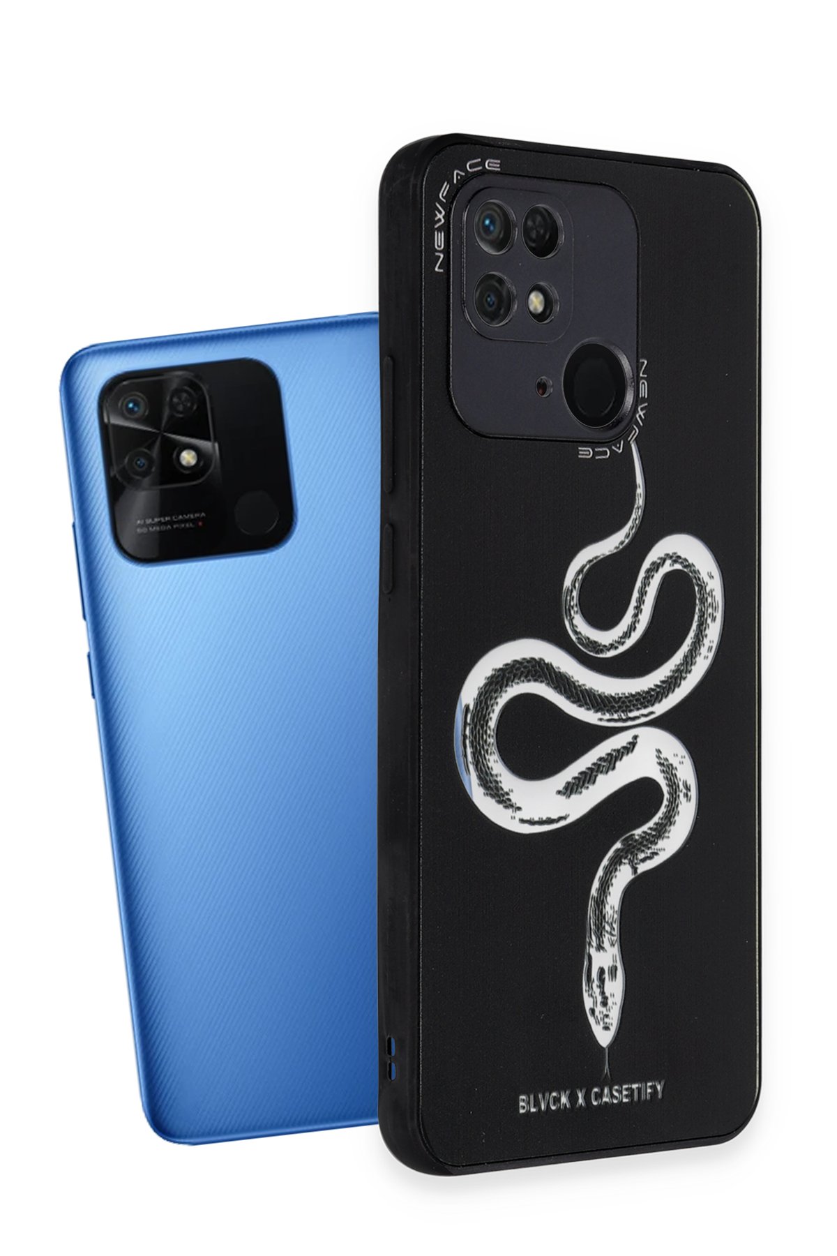 Newface Xiaomi Redmi 10C Kılıf Nano içi Kadife Silikon - Pudra
