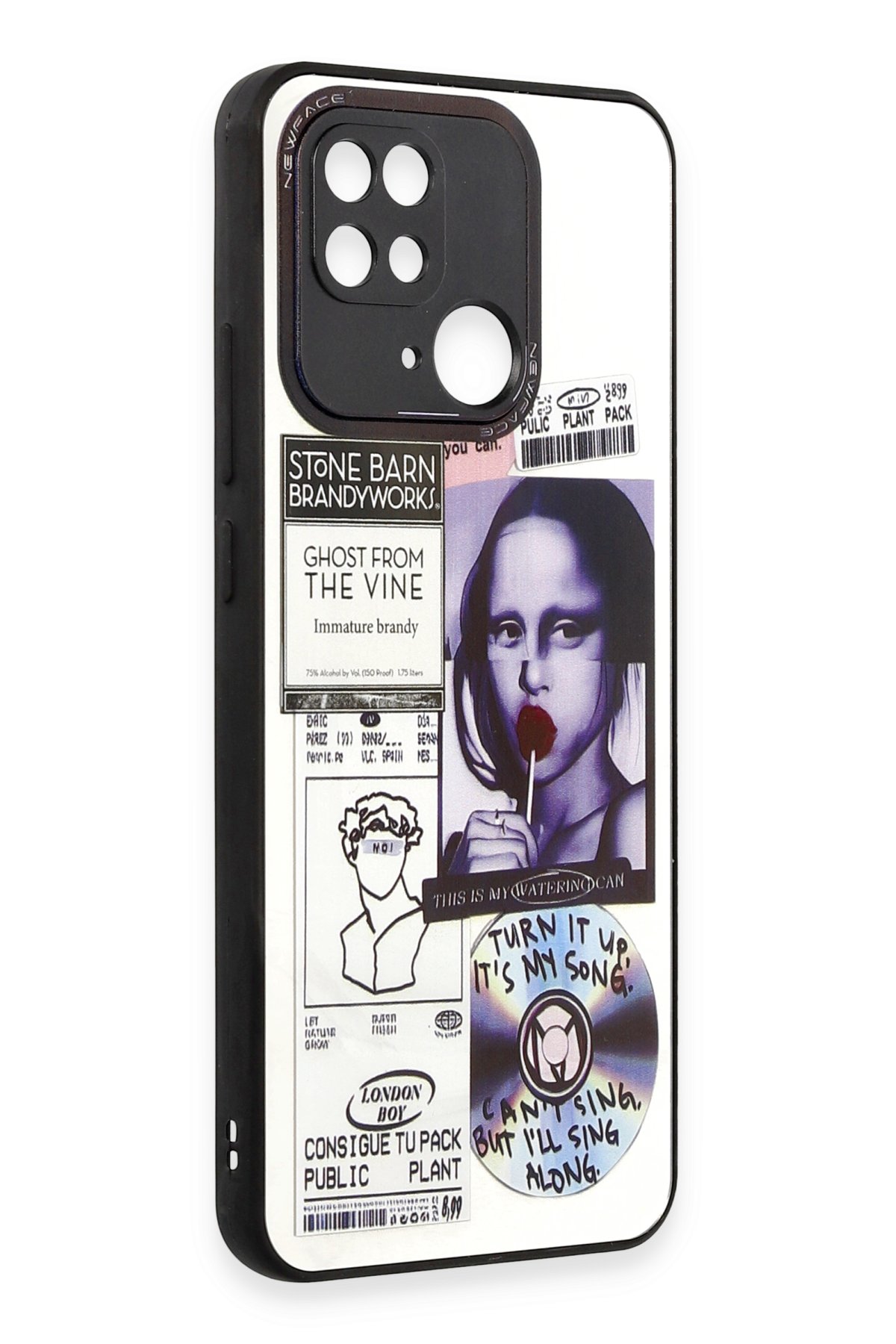 Newface Xiaomi Redmi 10C Kılıf Estoril Desenli Kapak - Estoril - 13