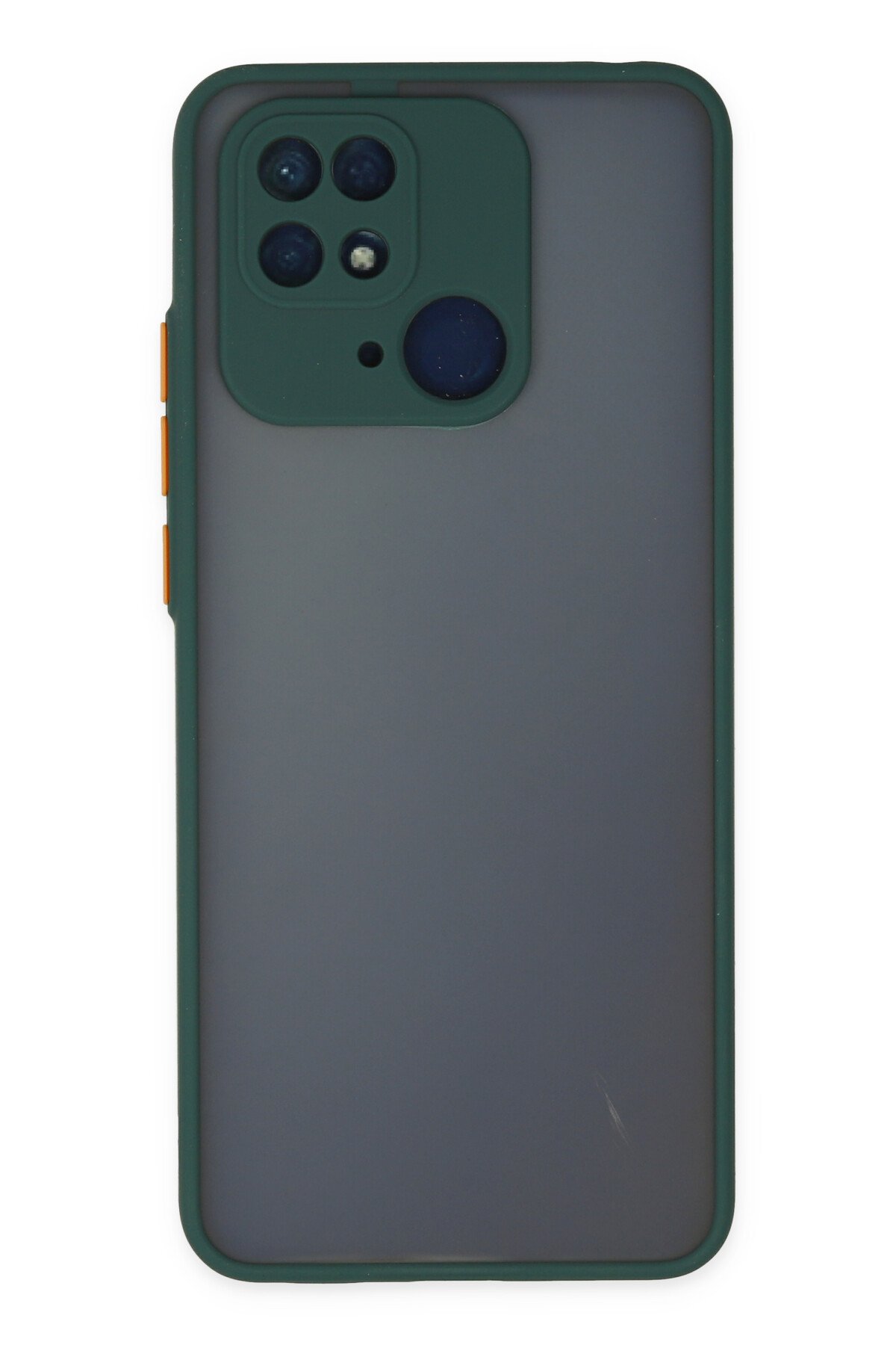 Newface Xiaomi Redmi 10C Kılıf Razer Lensli Silikon - Mor