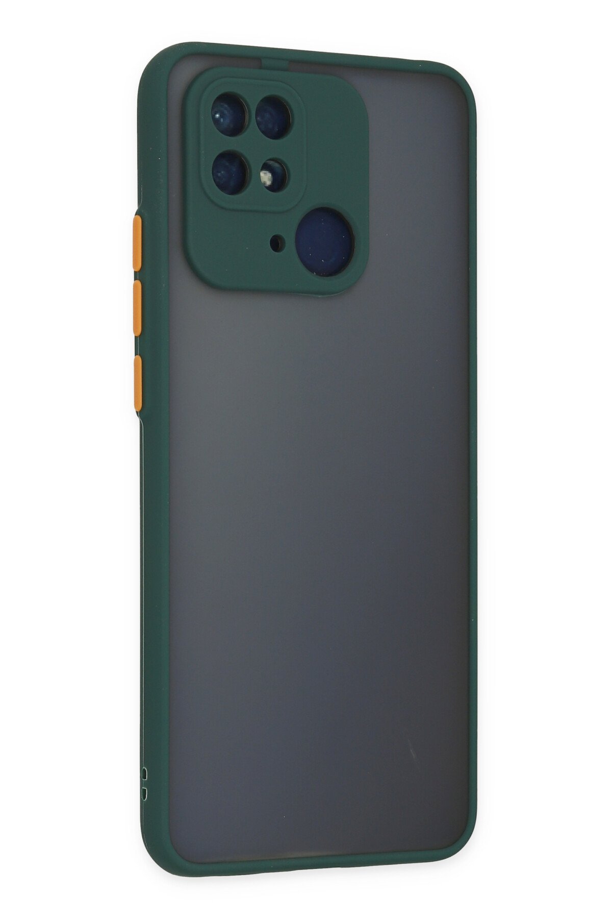 Newface Xiaomi Redmi 10C Kılıf Razer Lensli Silikon - Mor