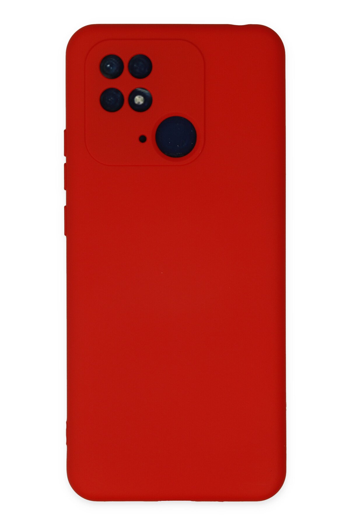 Newface Xiaomi Redmi 10C Kılıf Volet Silikon - Kırmızı