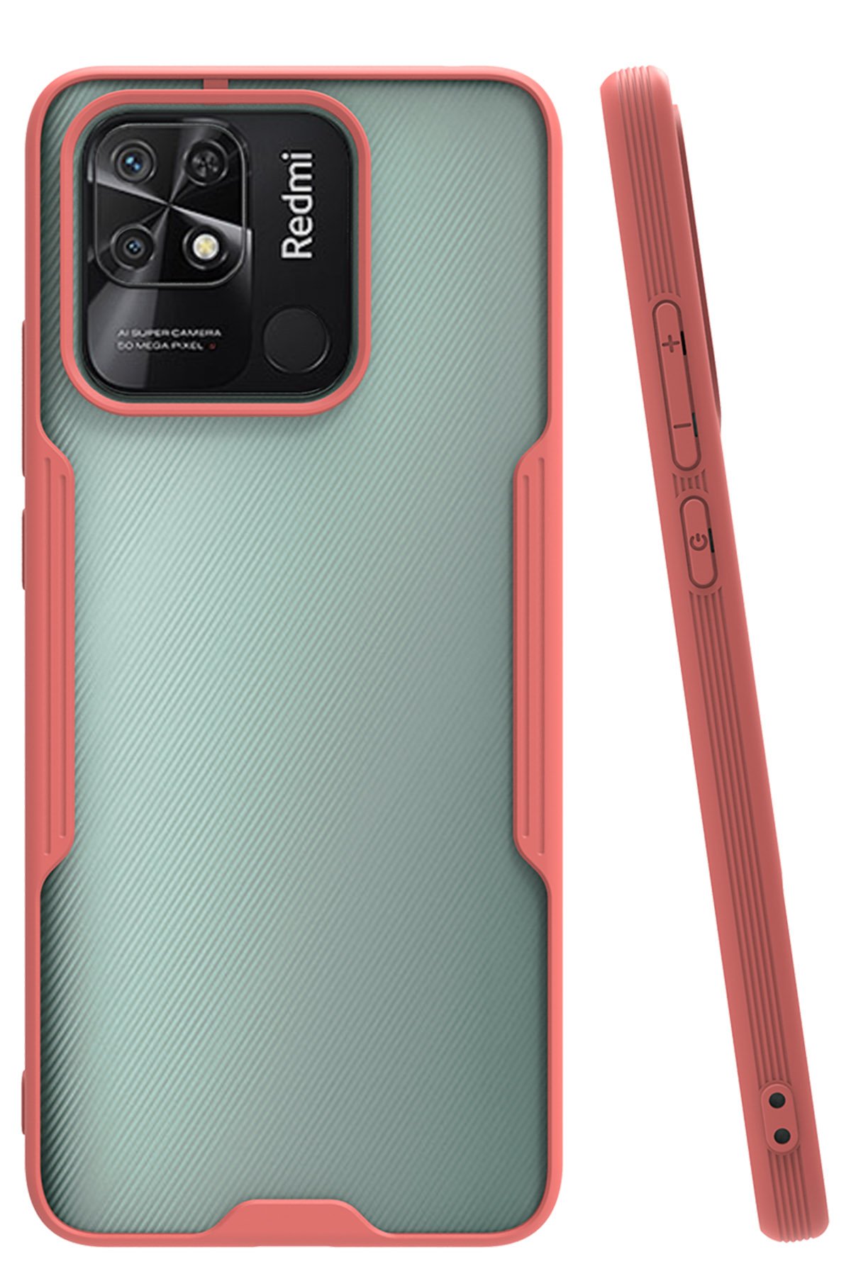 Newface Xiaomi Poco C40 Kılıf Mega Standlı Silikon - Mavi