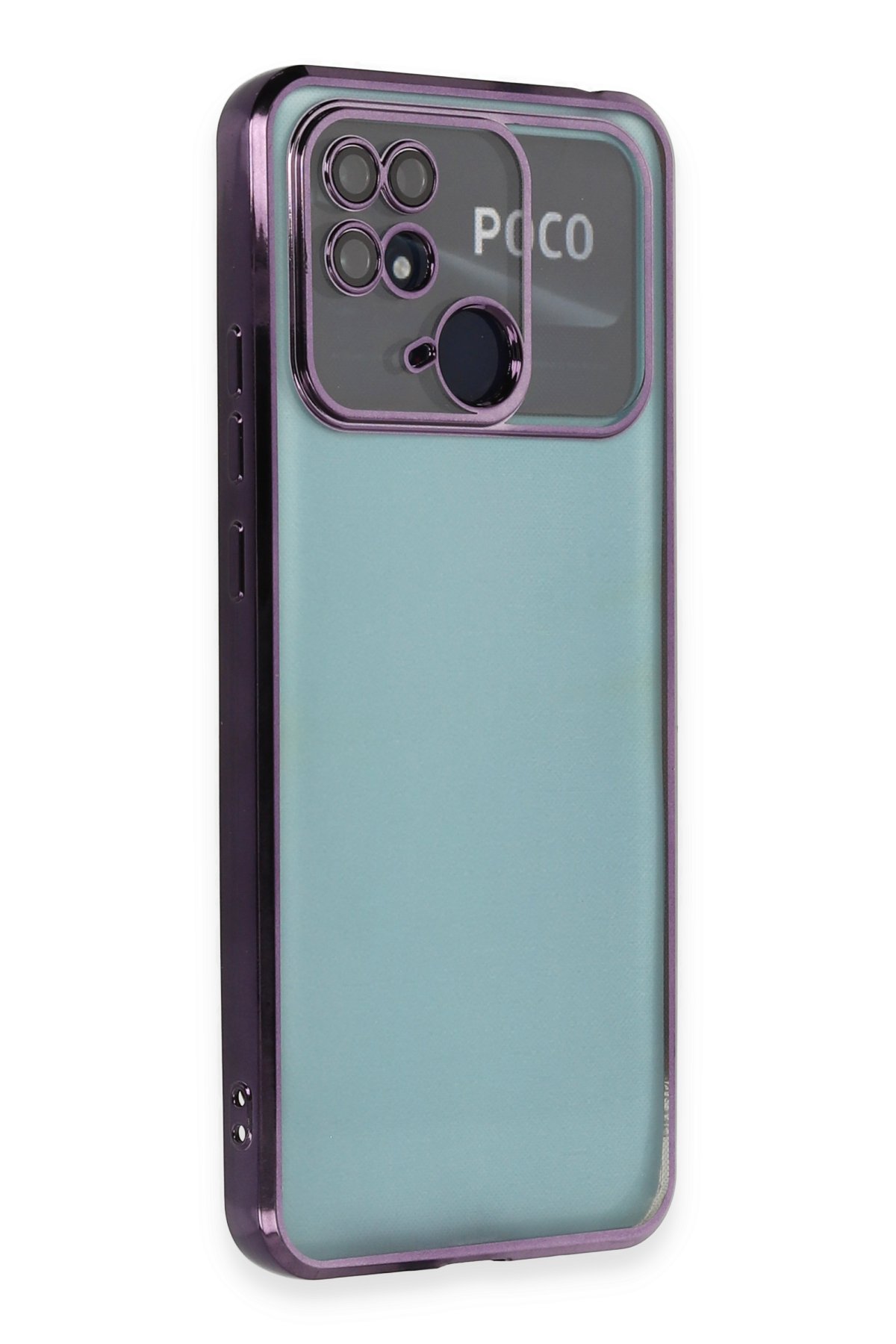 Newface Xiaomi Redmi 10C Kılıf Zuma Kartvizitli Yüzüklü Silikon - Pembe
