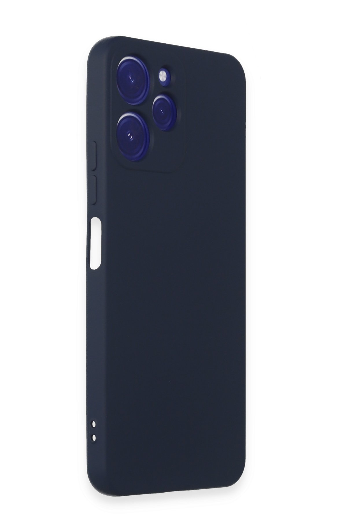 Newface Xiaomi Redmi 12 Kılıf Pars Lens Yüzüklü Silikon - Lacivert