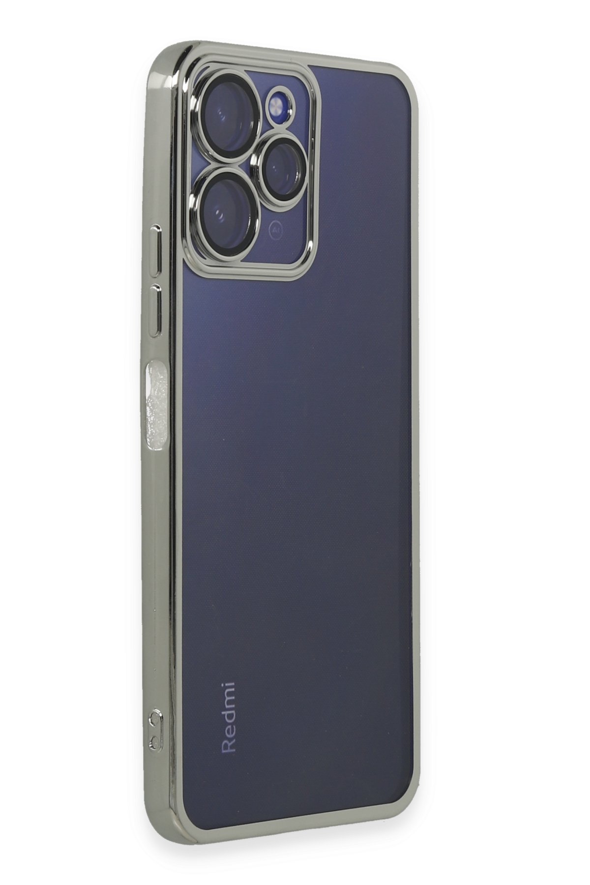 Newface Xiaomi Redmi 12 Kılıf Montreal Yüzüklü Silikon Kapak - Sarı