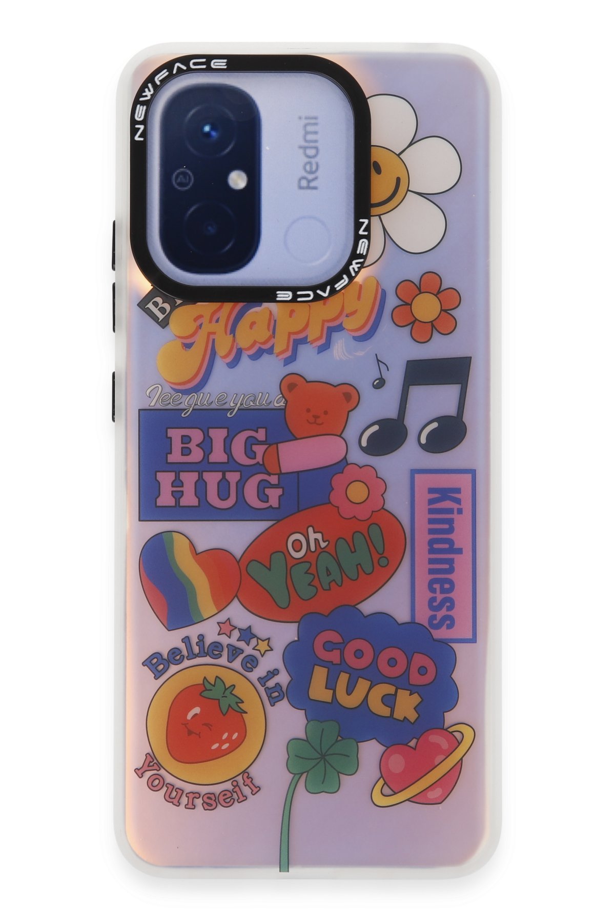 Newface Xiaomi Redmi 12C Kılıf Platin Silikon - Pembe