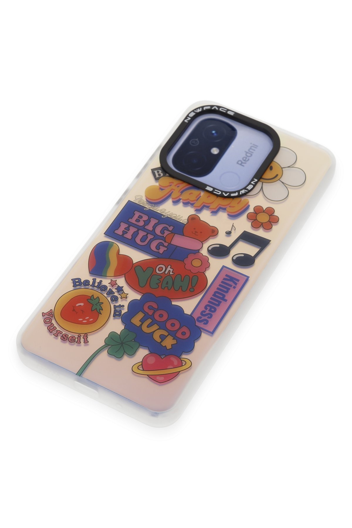 Newface Xiaomi Redmi 12C Kılıf Platin Silikon - Pembe