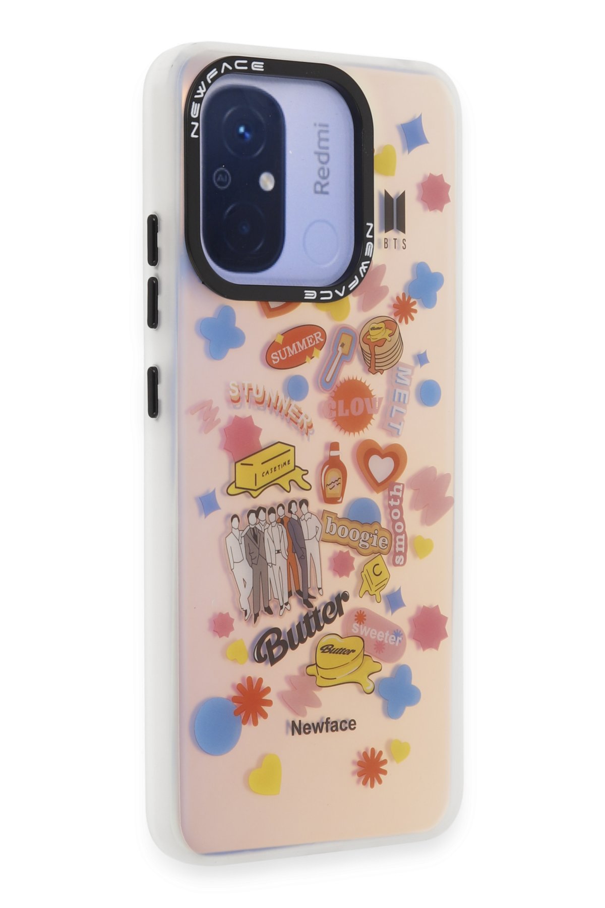 Newface Xiaomi Redmi 12C Kılıf Estoril Desenli Kapak - Estoril - 3