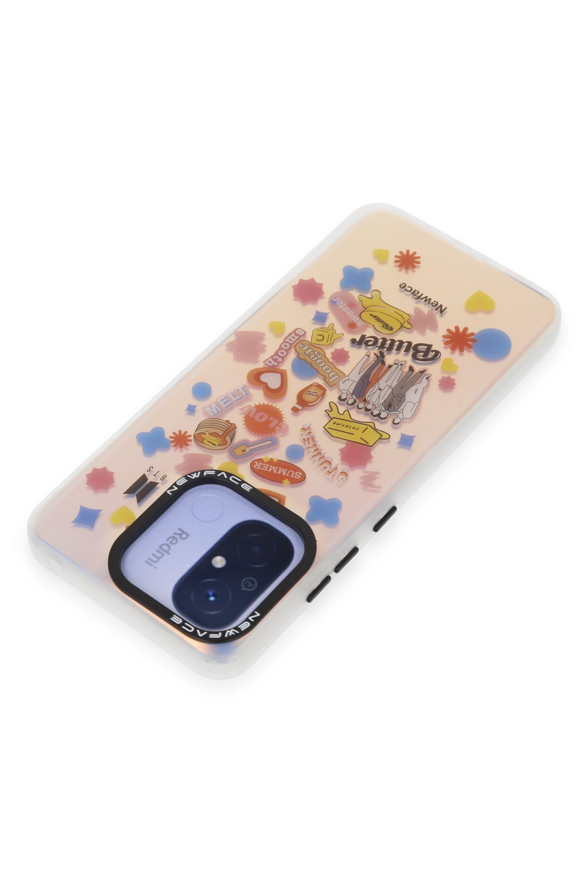 Newface Xiaomi Redmi 12C Kılıf Estoril Desenli Kapak - Estoril - 3