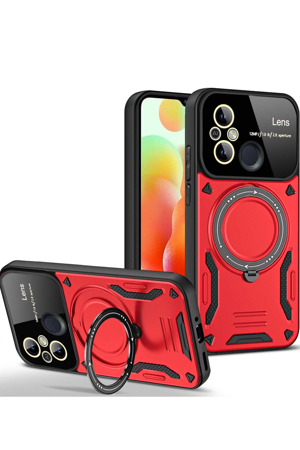 Newface Xiaomi Redmi 12C Kılıf Montreal Silikon Kapak - Yeşil
