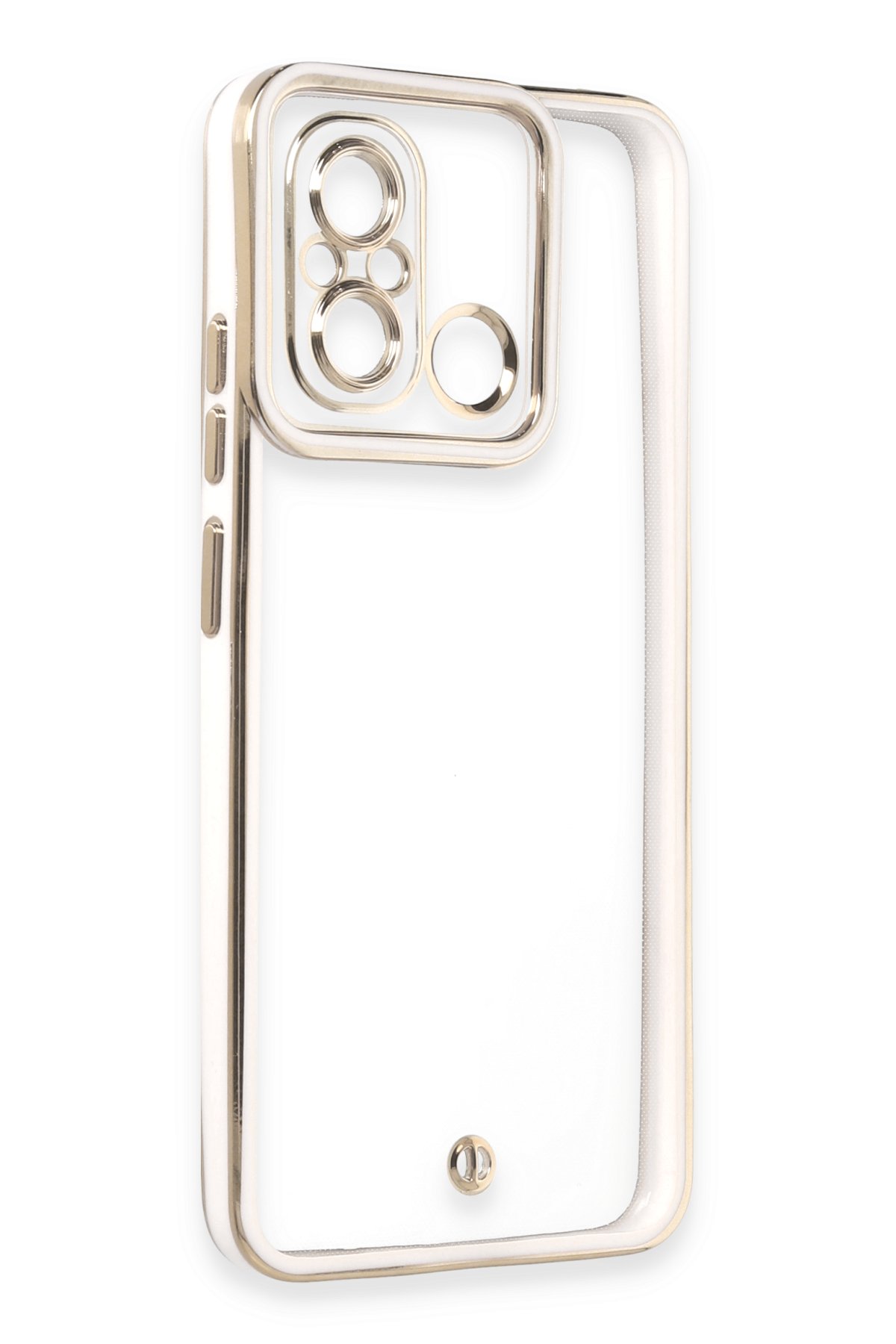 Newface Xiaomi Redmi 12C Kılıf Esila Silikon - Gri