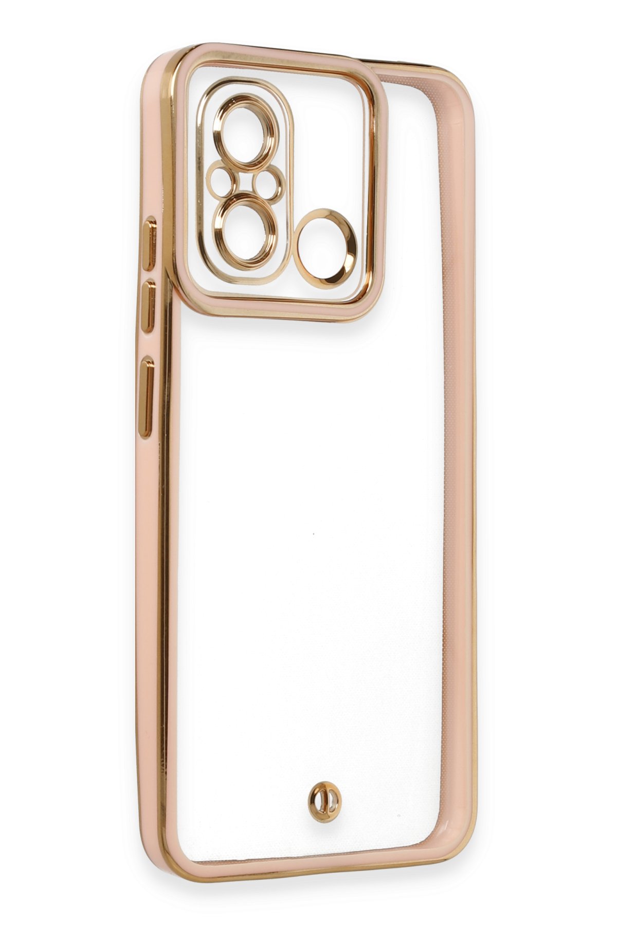 Newface Xiaomi Redmi 12C Kılıf Platin Silikon - Mavi