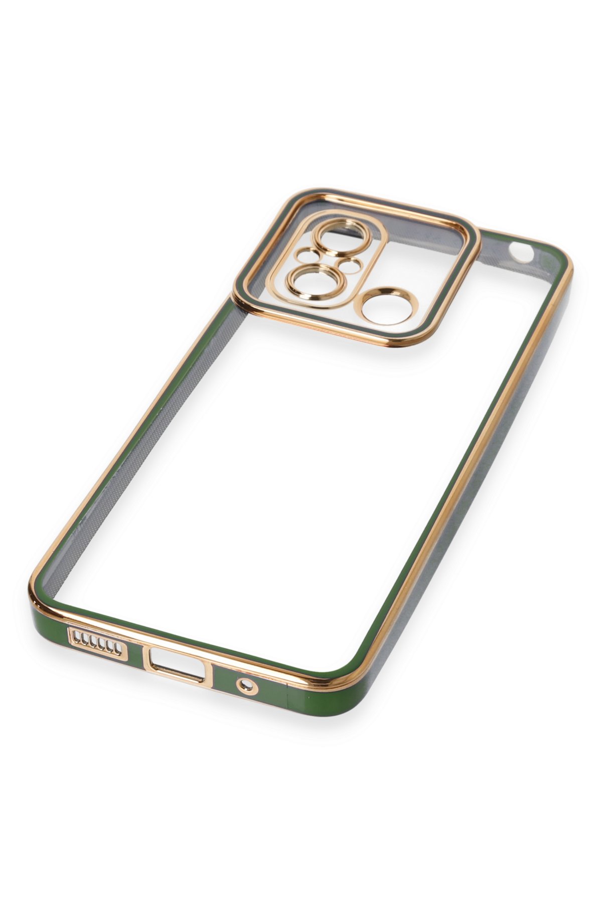 Newface Xiaomi Redmi 12C Kılıf Platin Silikon - Siyah