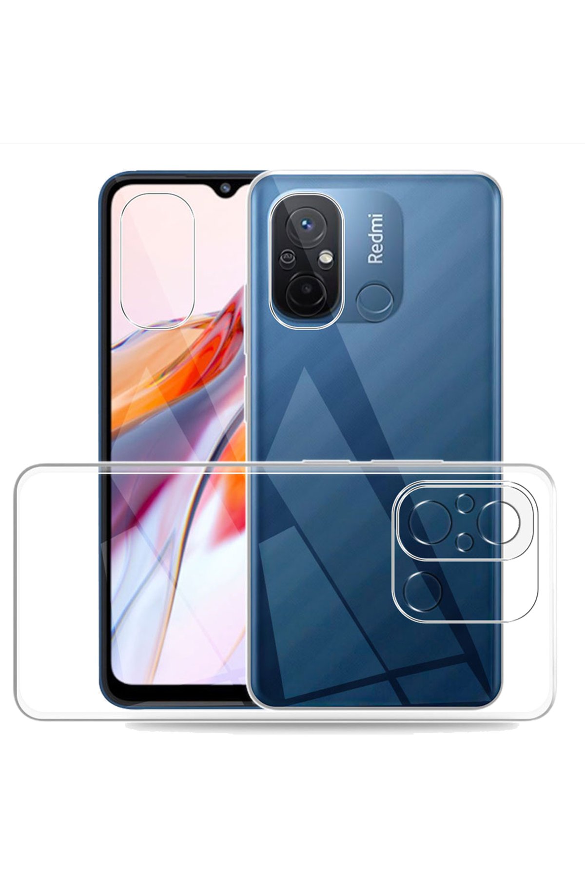 Newface Xiaomi Redmi 12C Kılıf Platin Silikon - Yeşil