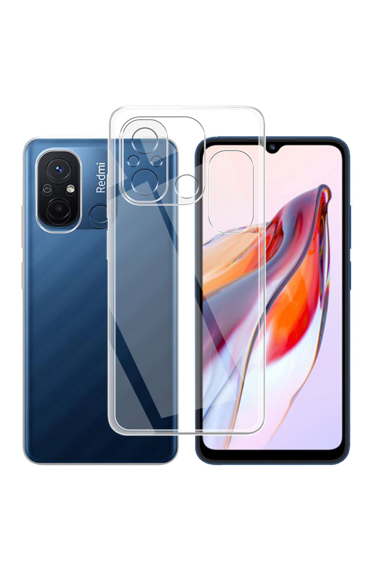 Newface Xiaomi Redmi 12C Kılıf Platin Silikon - Yeşil