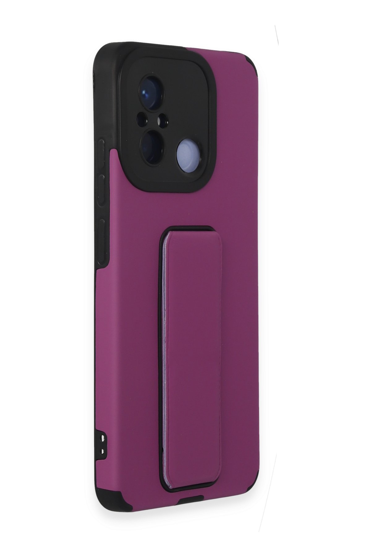 Newface Xiaomi Redmi 12C Kılıf Elegant Kapak - Siyah