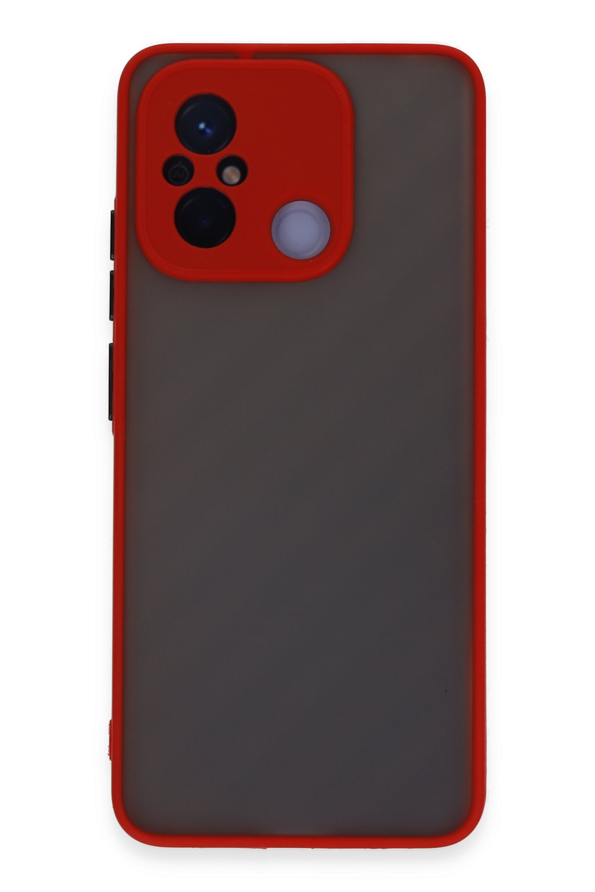Newface Xiaomi Redmi 12C Kılıf Esila Silikon - Kırmızı