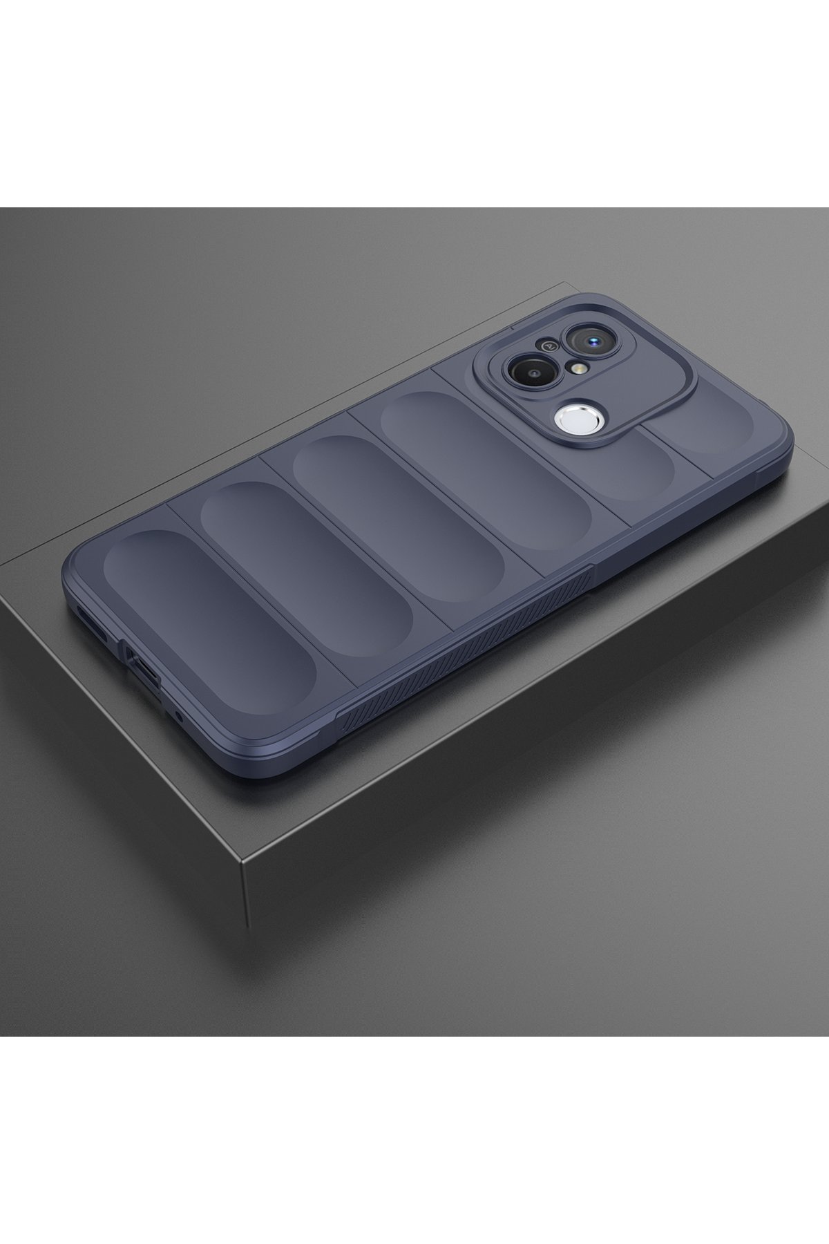 Newface Xiaomi Redmi 12C Kılıf Elegant Kapak - Açık Mavi