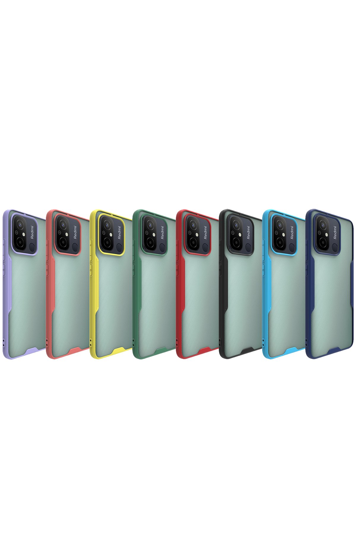 Newface Xiaomi Redmi 12C Kılıf Nano içi Kadife Silikon - Mor