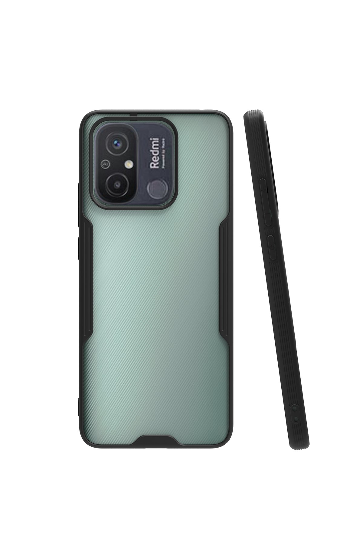 Newface Xiaomi Redmi 12C Kılıf Optimum Silikon - Siyah