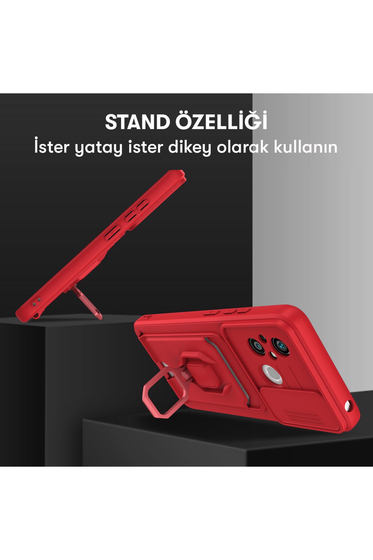 Newface Xiaomi Redmi 12C Kılıf Reflexion Desenli Kapak - Desen 10