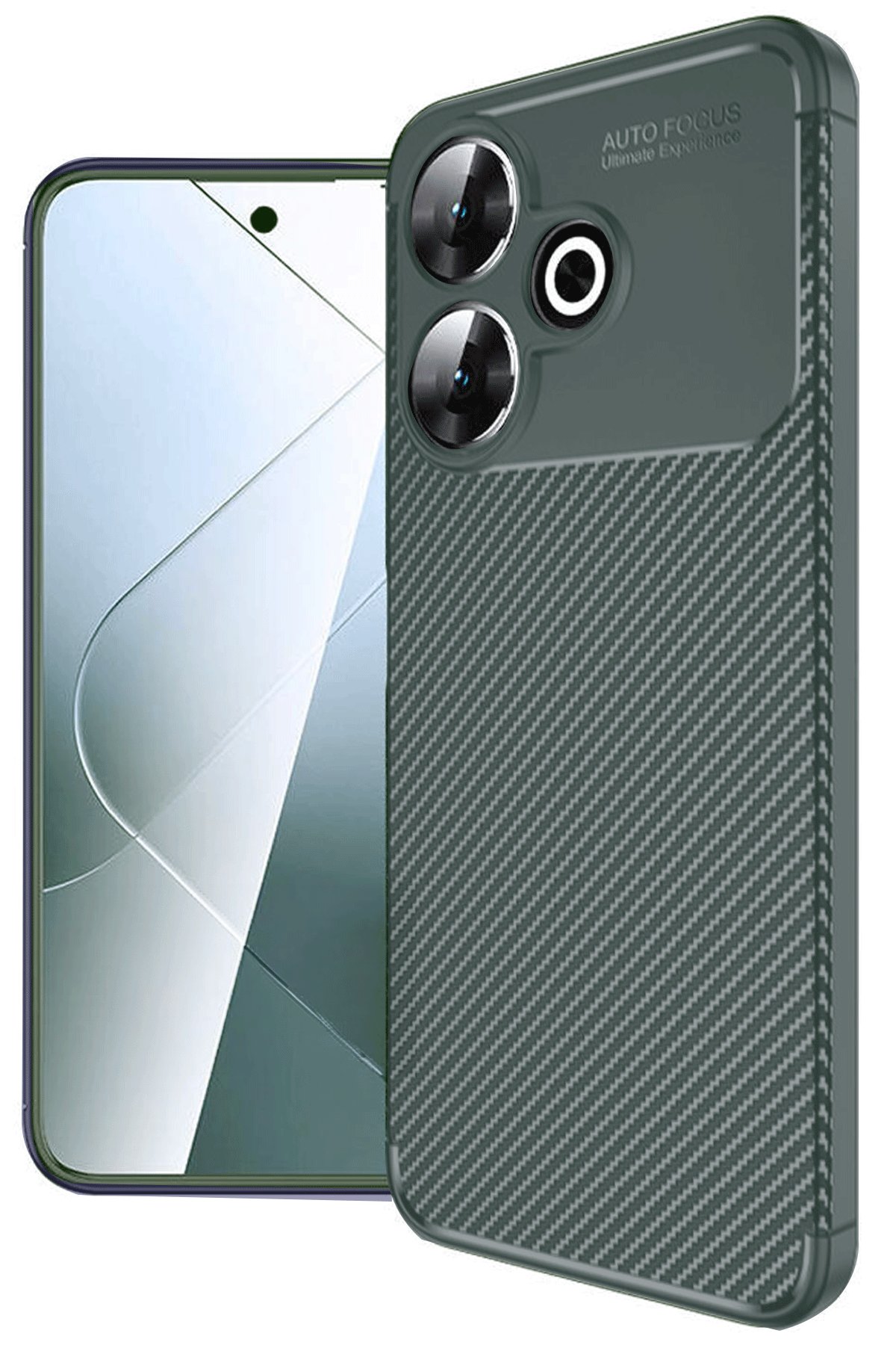 Newface Xiaomi Redmi 13 4G Kılıf Volet Silikon - Mavi