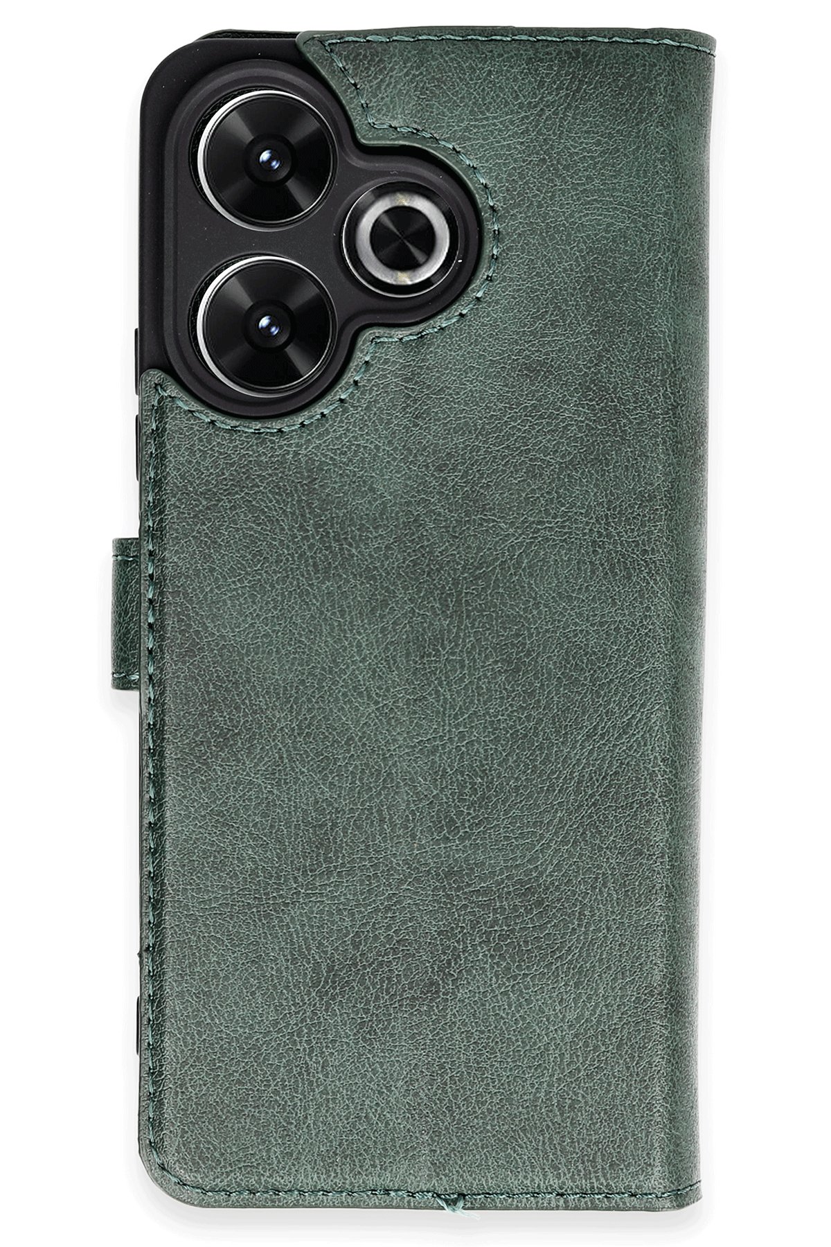 Newface Xiaomi Redmi 13 4G Kılıf Volet Silikon - Açık Yeşil