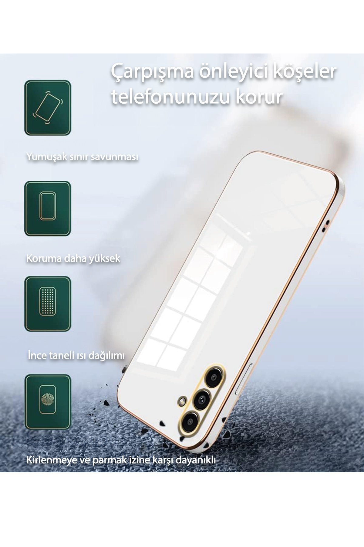 Newface Xiaomi Redmi 13 4G Kılıf Kart Şeffaf Silikon - Şeffaf