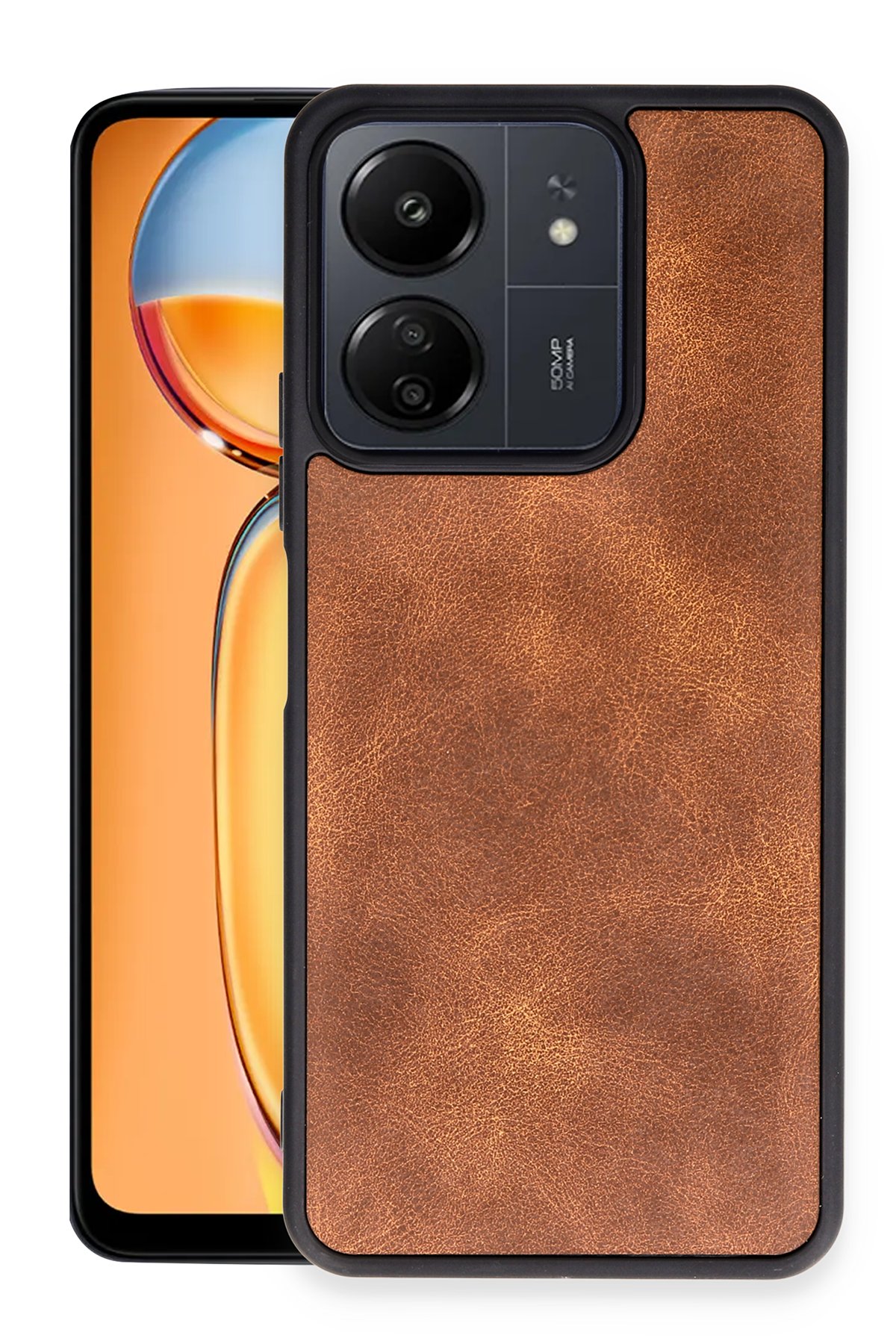 Newface Xiaomi Redmi 13C Kılıf First Silikon - Koyu Yeşil