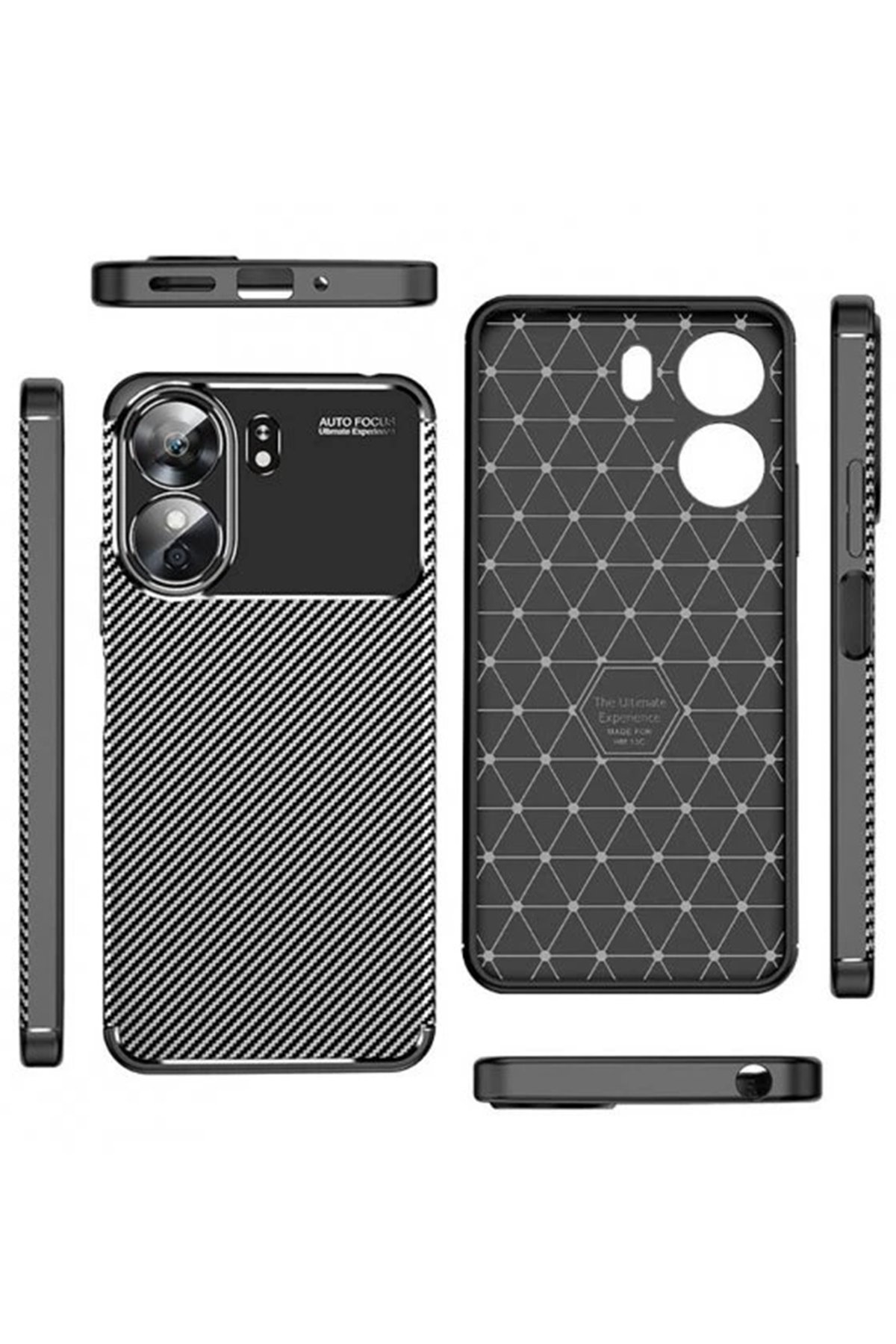 Newface Xiaomi Poco C65 Kılıf Taft Kapak - Siyah
