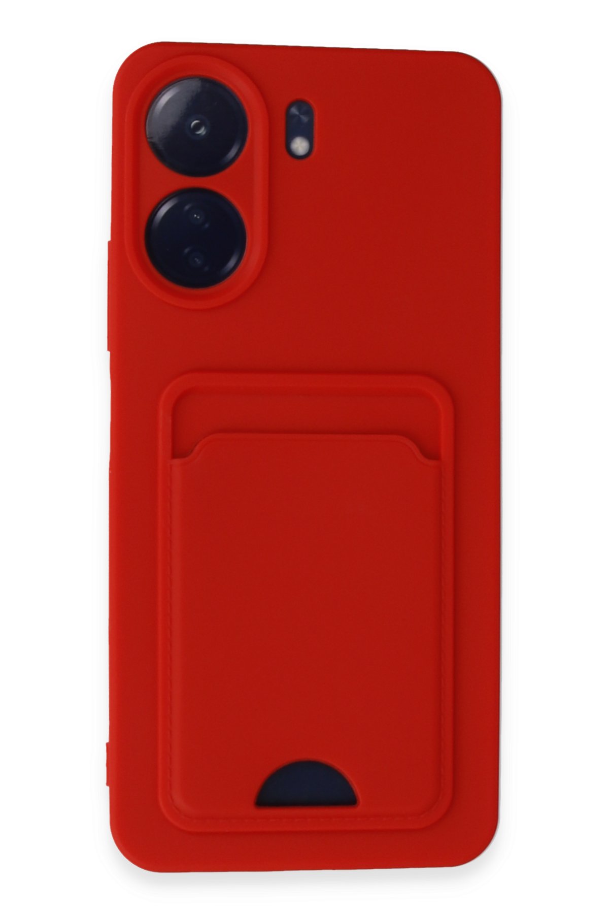 Newface Xiaomi Redmi 13C Kılıf Joy Lens Standlı Kapak - Siyah