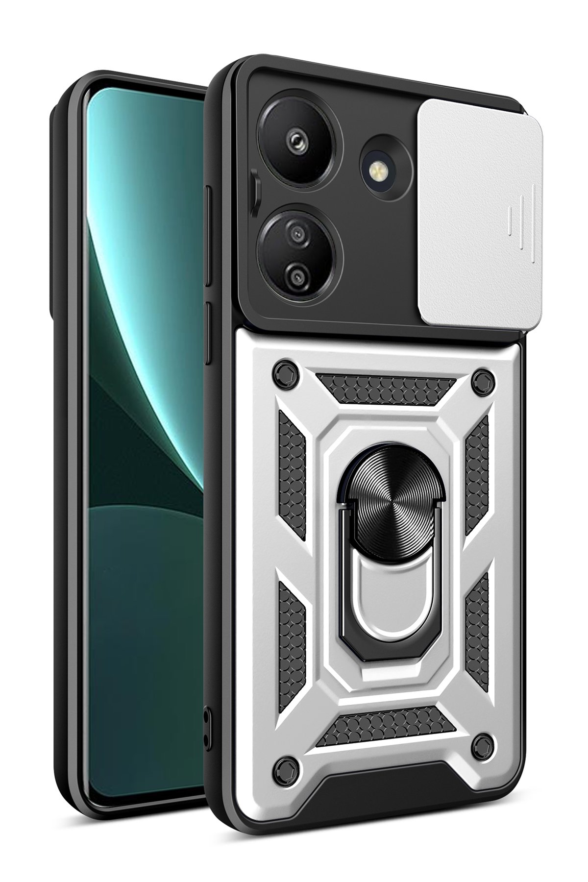 Newface Xiaomi Redmi 13C Kılıf Mirror Desenli Kapak - Mirror - 13