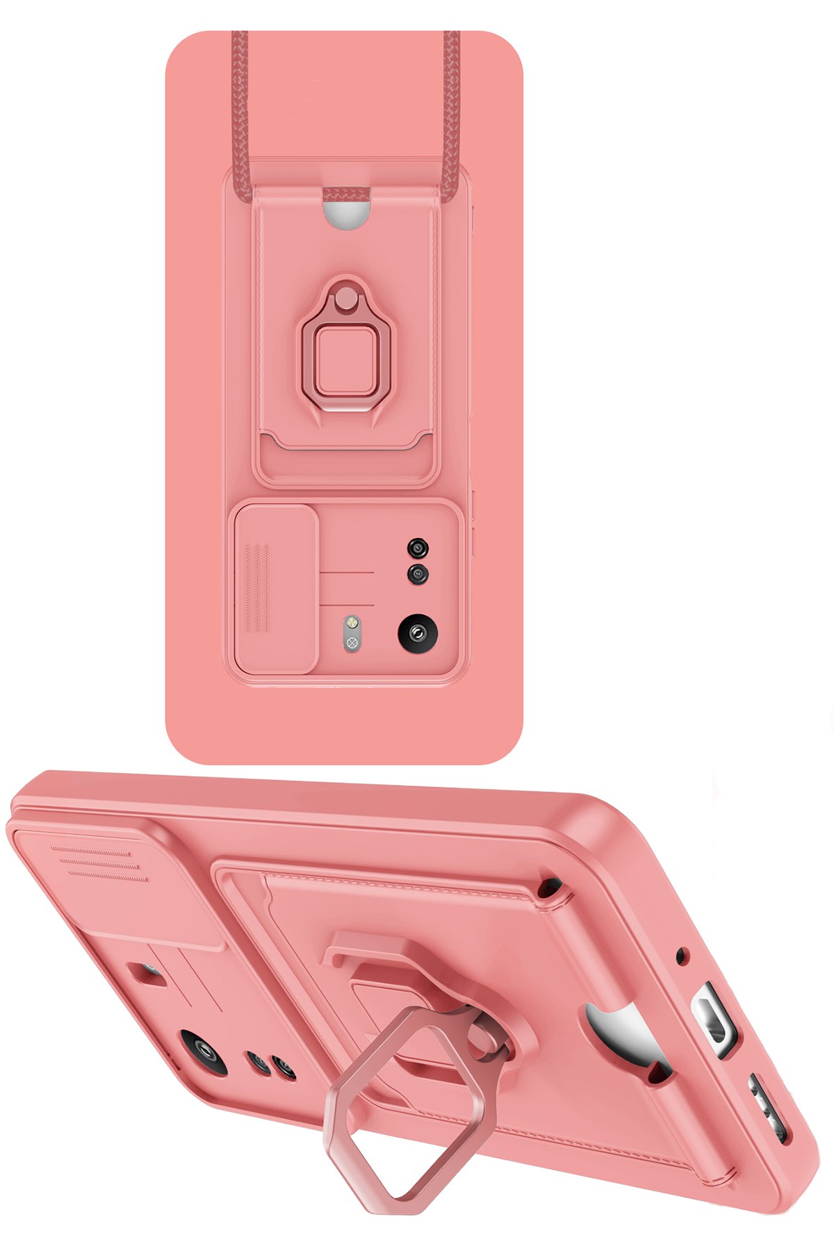 Newface Xiaomi Redmi 13C Kılıf Lincoln Silikon - Siyah