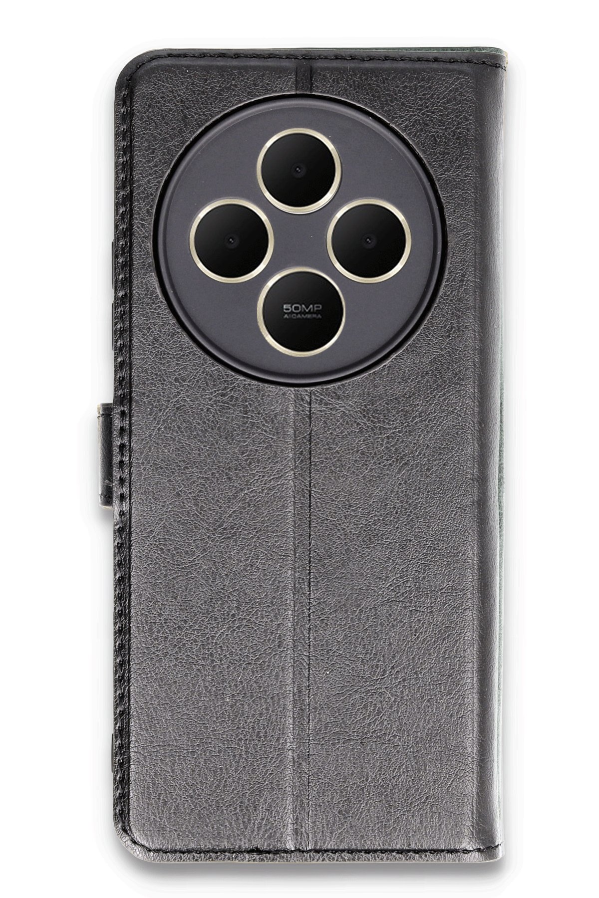 Newface Xiaomi Redmi 14C Kılıf Aras Deri Kapak - Taba