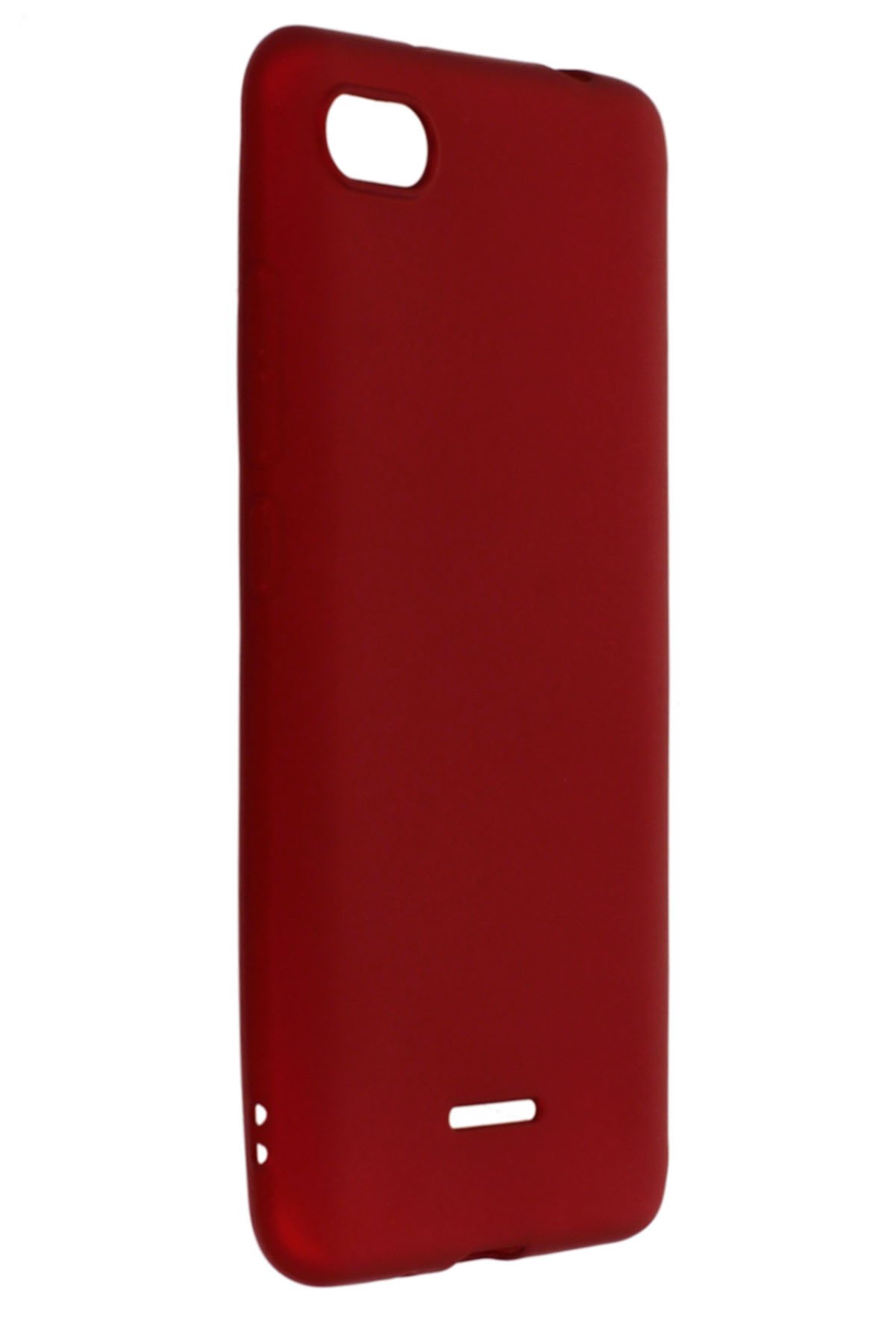 Newface Xiaomi Redmi 6A Kılıf First Silikon - Bordo