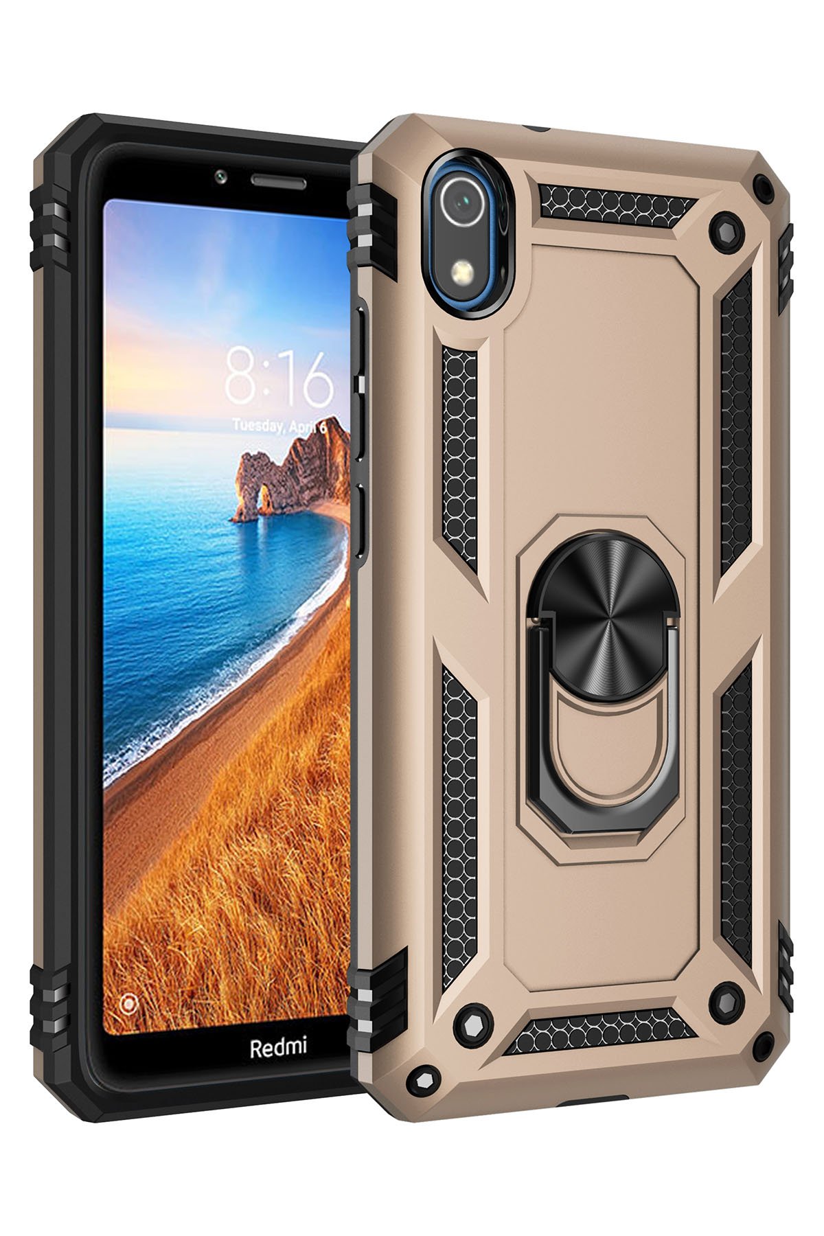 Newface Xiaomi Redmi 7A Kılıf First Silikon - Siyah